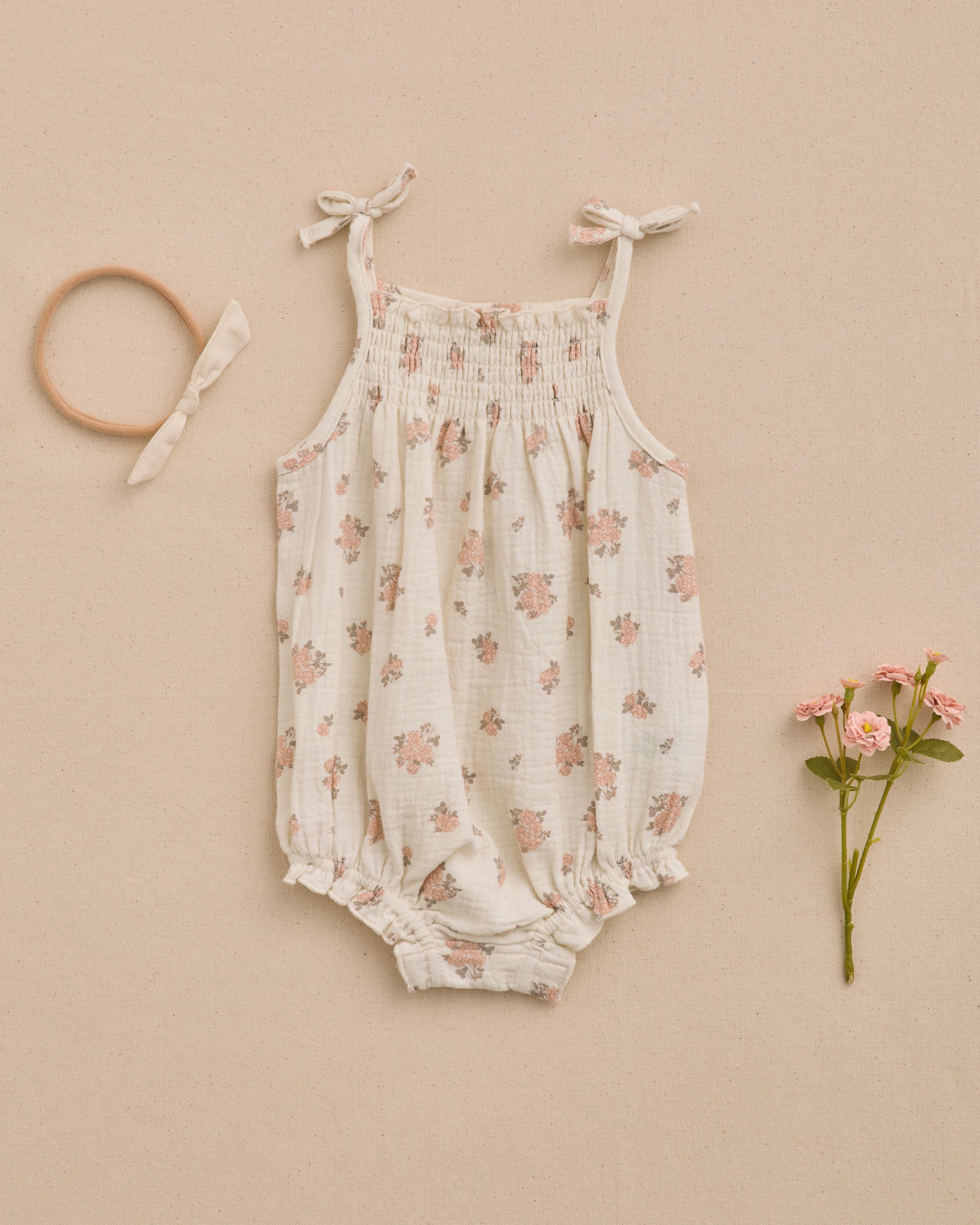 Betty Romper Garden Rose - Rylee + Cru | Kids Clothes | Trendy Baby Clothes | Modern Infant Outfits |