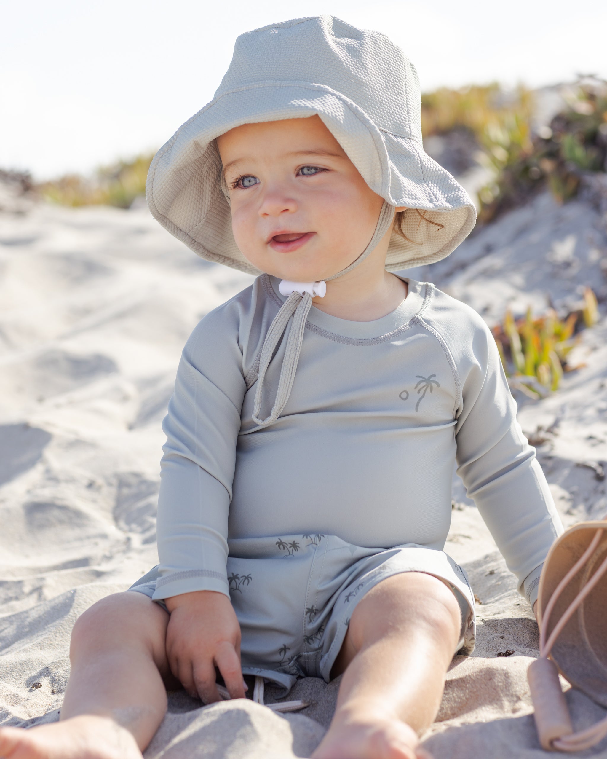 Boys Swim Short Palm - Rylee + Cru | Kids Clothes | Trendy Baby Clothes | Modern Infant Outfits |