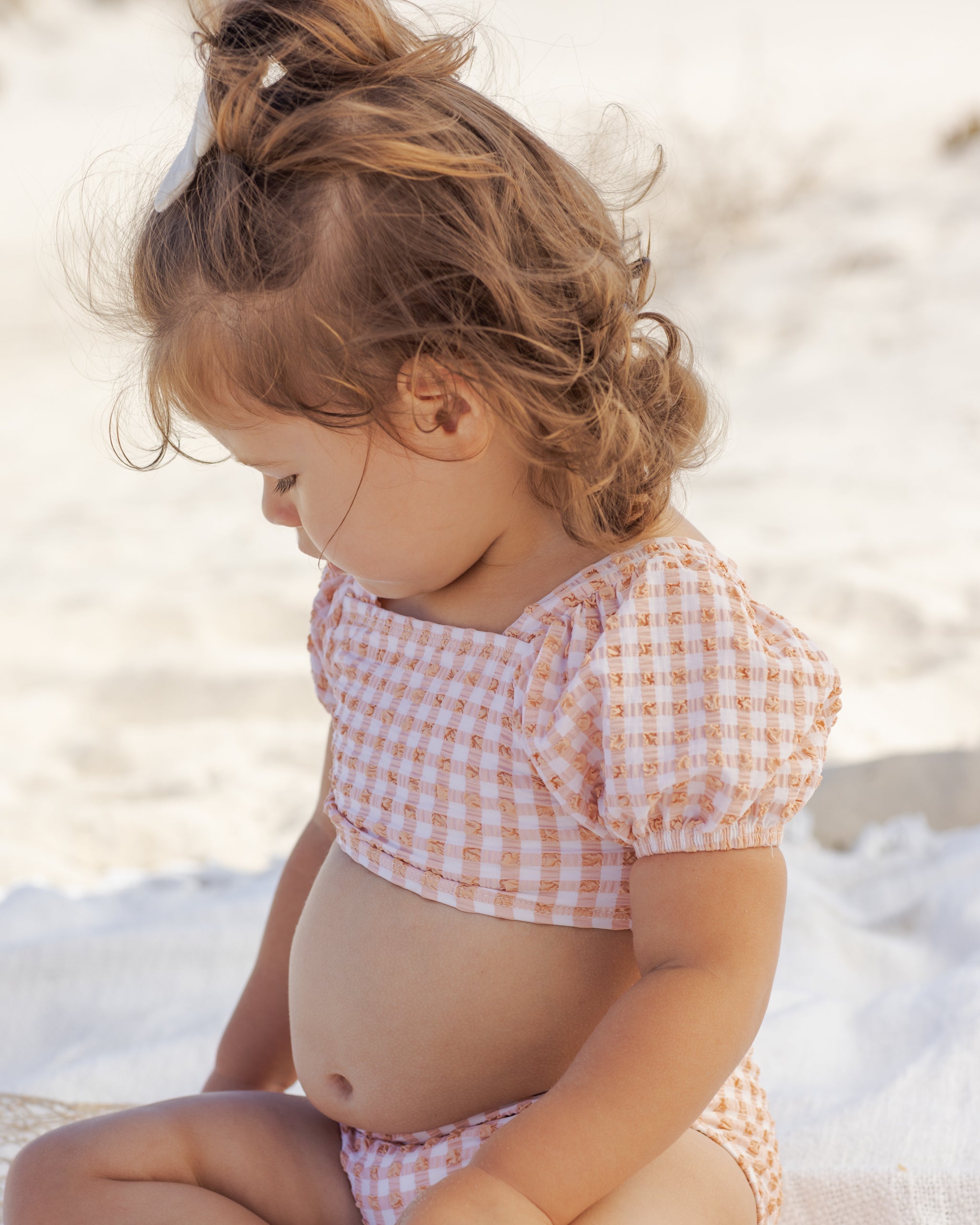 Zippy Two-Piece Melon Check - Rylee + Cru | Kids Clothes | Trendy Baby Clothes | Modern Infant Outfits |