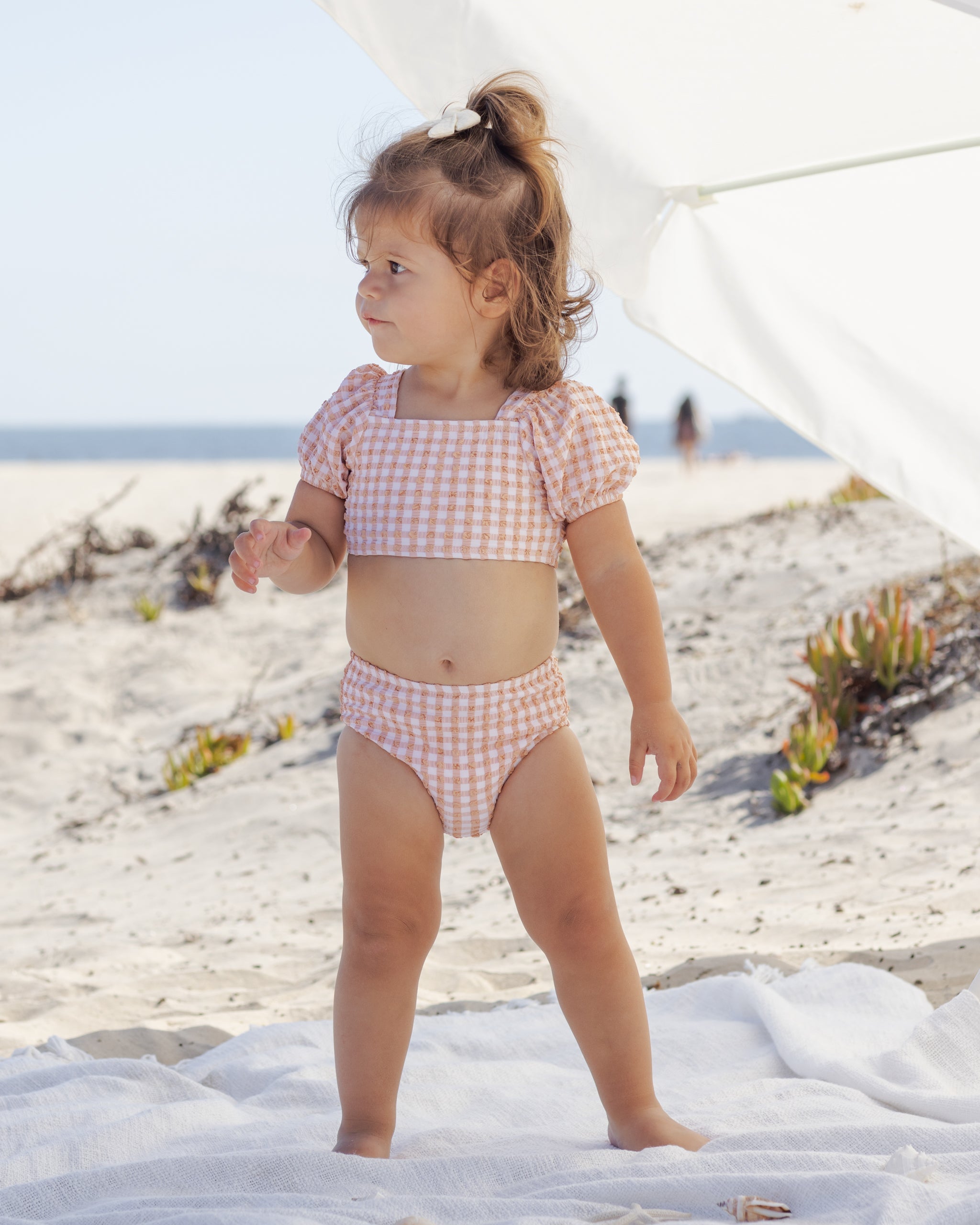 Zippy Two-Piece Melon Check - Rylee + Cru | Kids Clothes | Trendy Baby Clothes | Modern Infant Outfits |