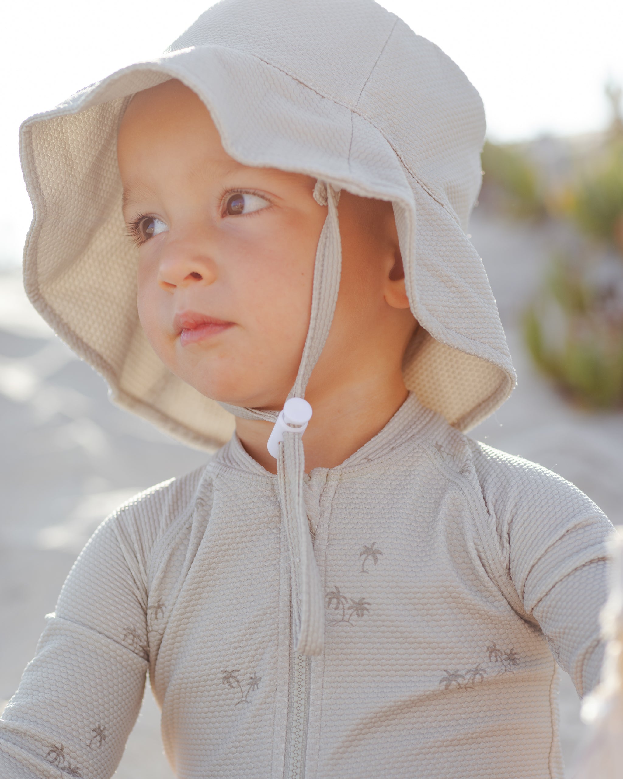 Long Sleeve One-Piece Rashguard Palm - Rylee + Cru | Kids Clothes | Trendy Baby Clothes | Modern Infant Outfits |