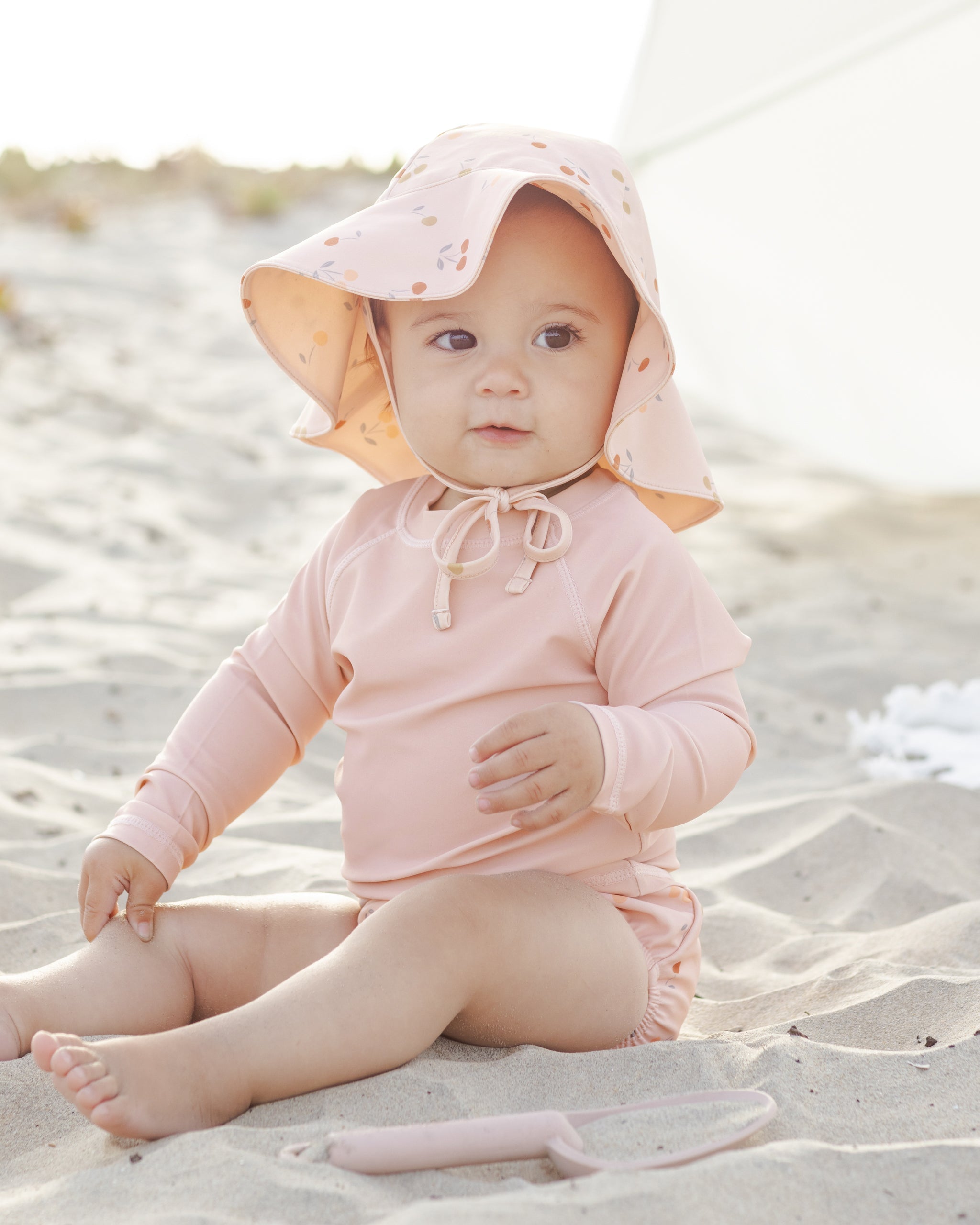 Sun Hat Cherries - Rylee + Cru | Kids Clothes | Trendy Baby Clothes | Modern Infant Outfits |