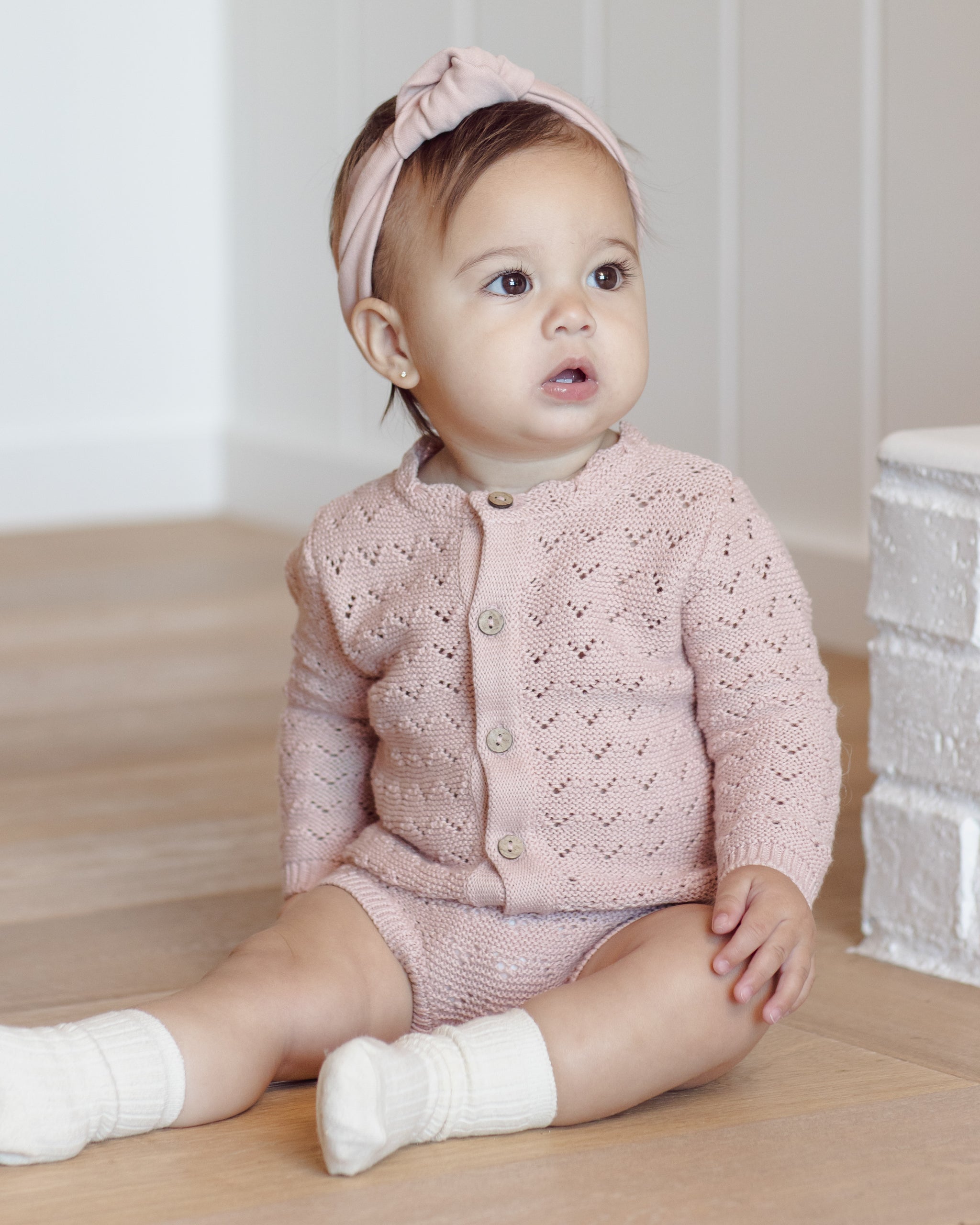 Knit Bloomer Blush - Rylee + Cru | Kids Clothes | Trendy Baby Clothes | Modern Infant Outfits |