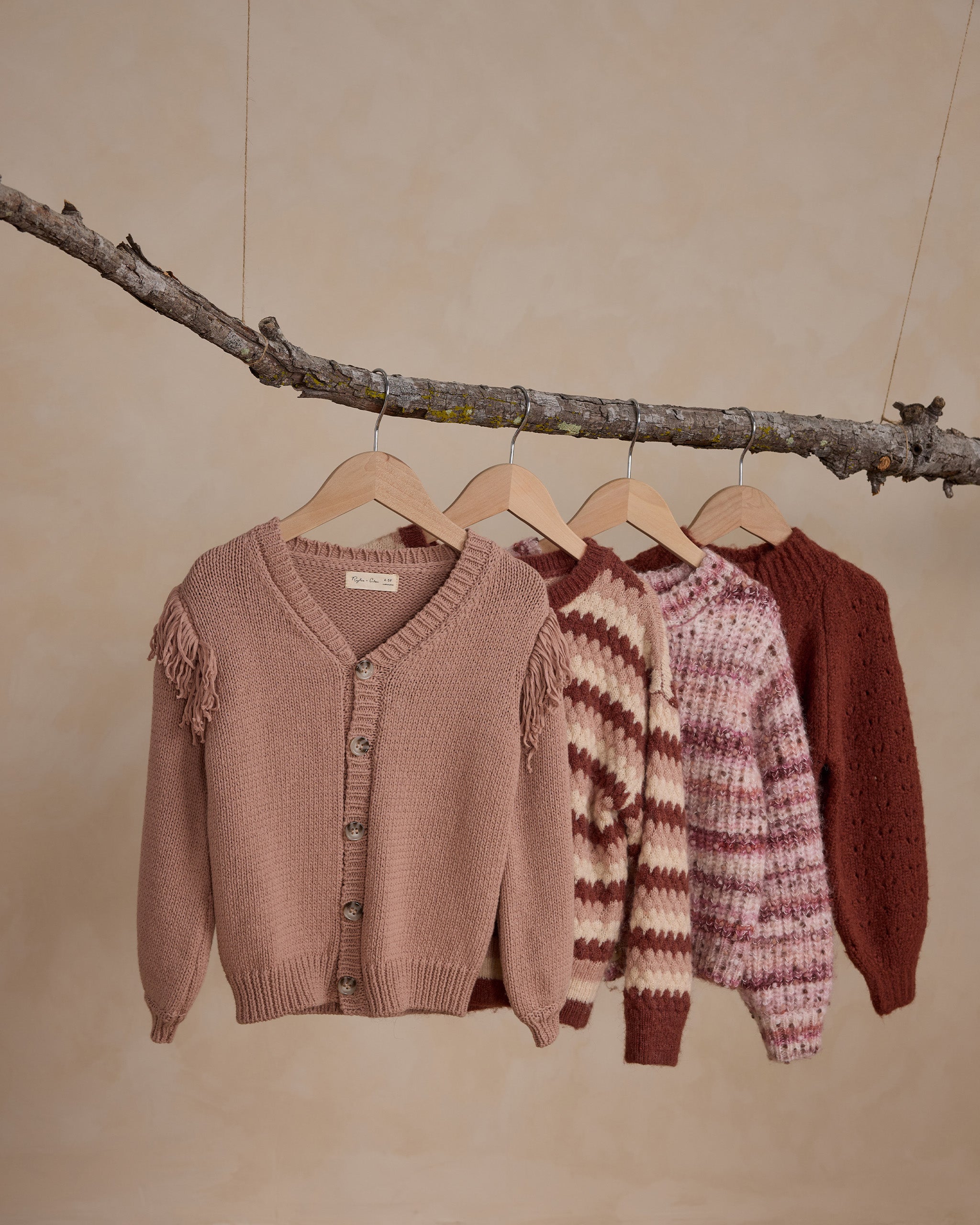 Tulip Cardigan || Brick