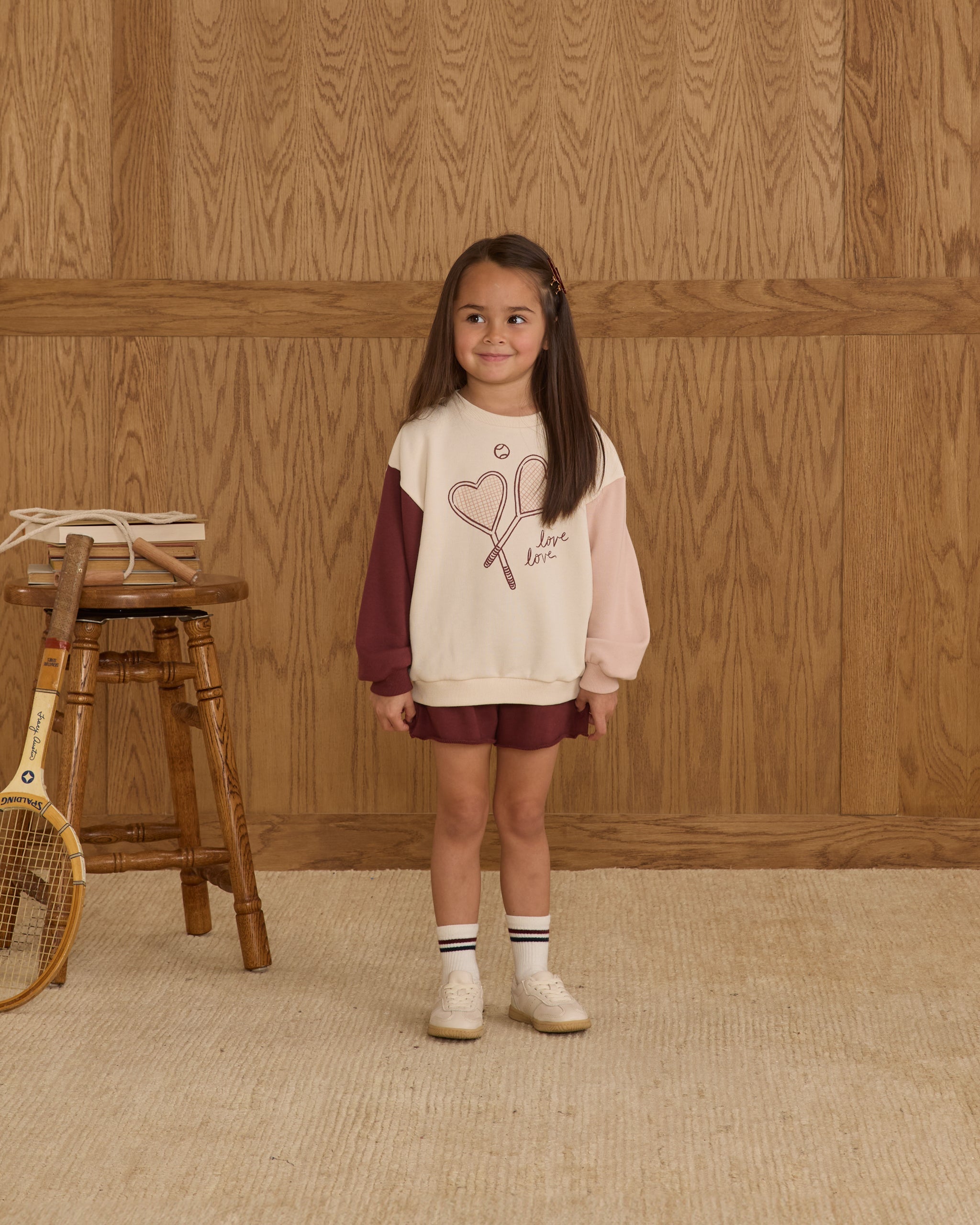 Sweat Short || Burgundy