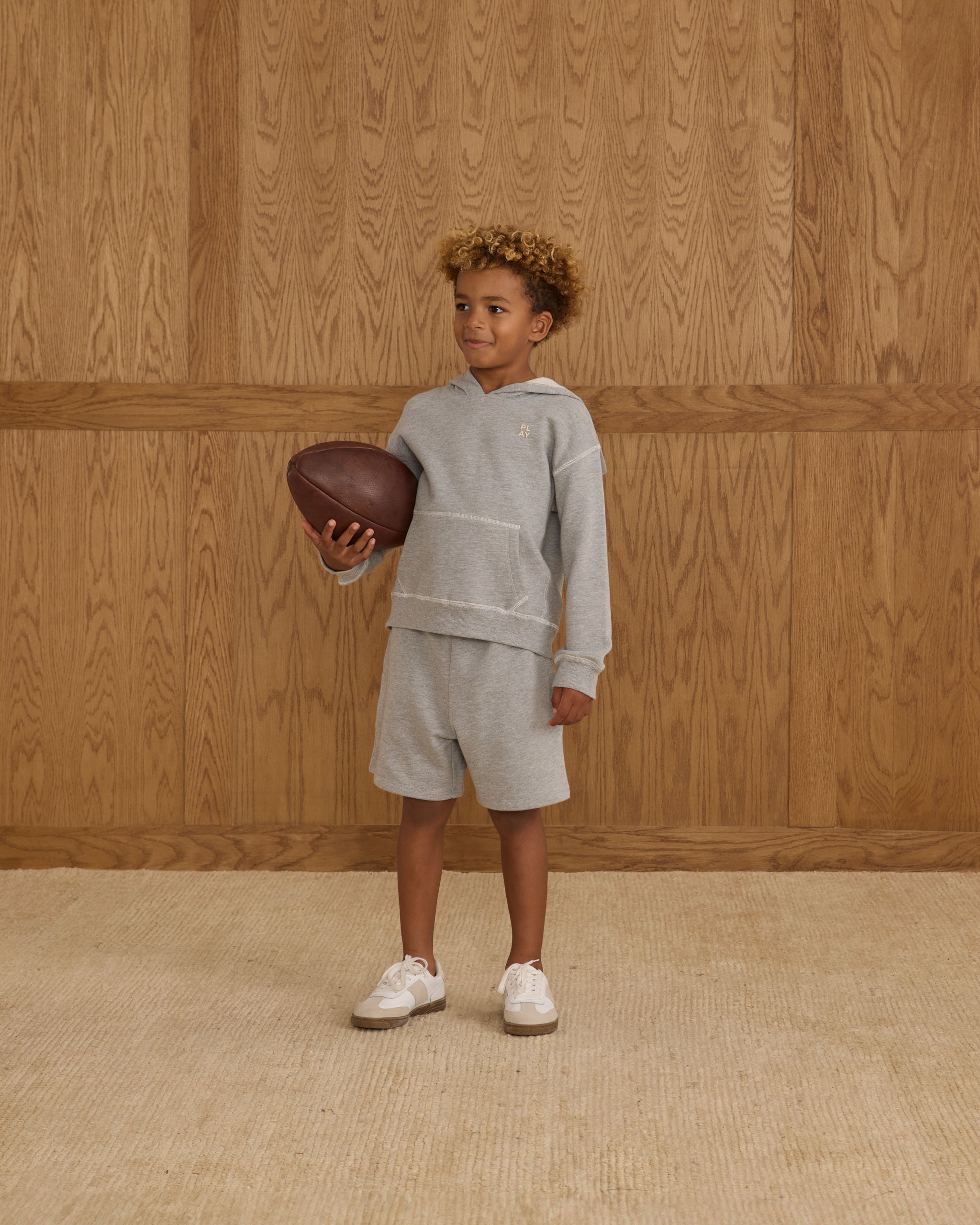 Boxing Short || Heathered Grey