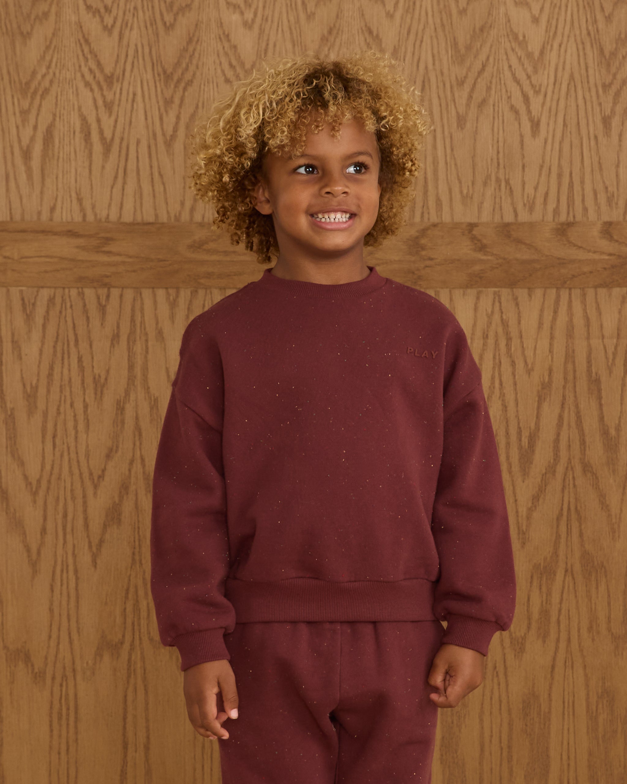 *Relaxed Sweatshirt  ||  Burgundy*