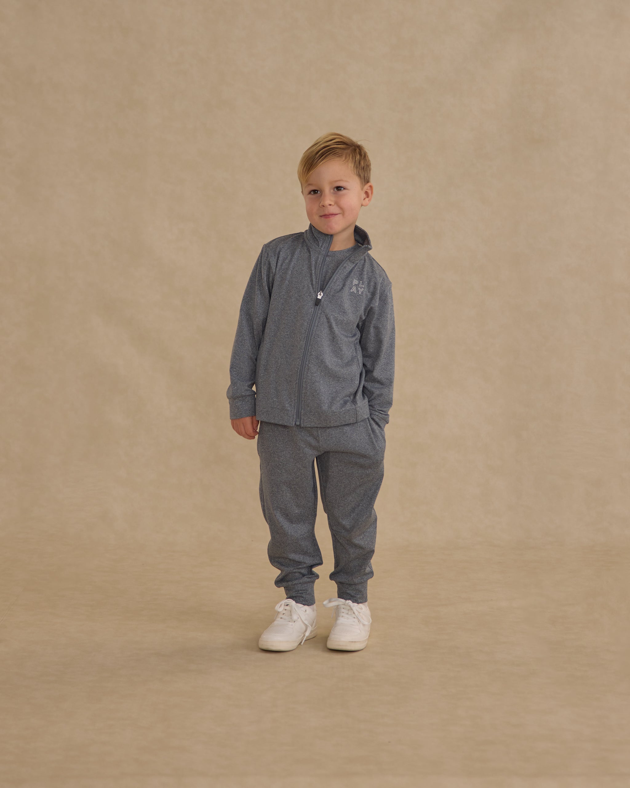 Technical Jacket || Heathered Navy