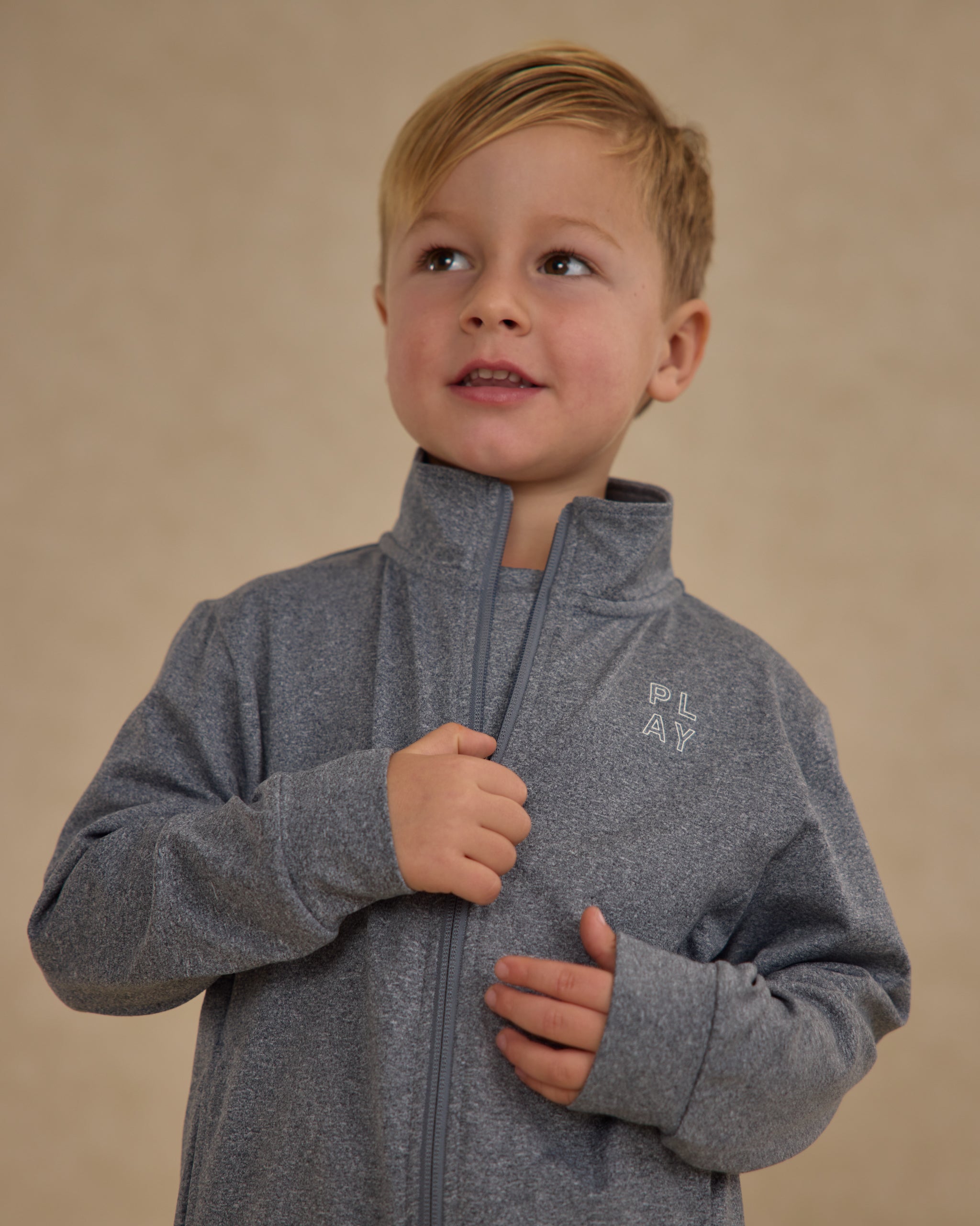 Technical Jacket || Heathered Navy