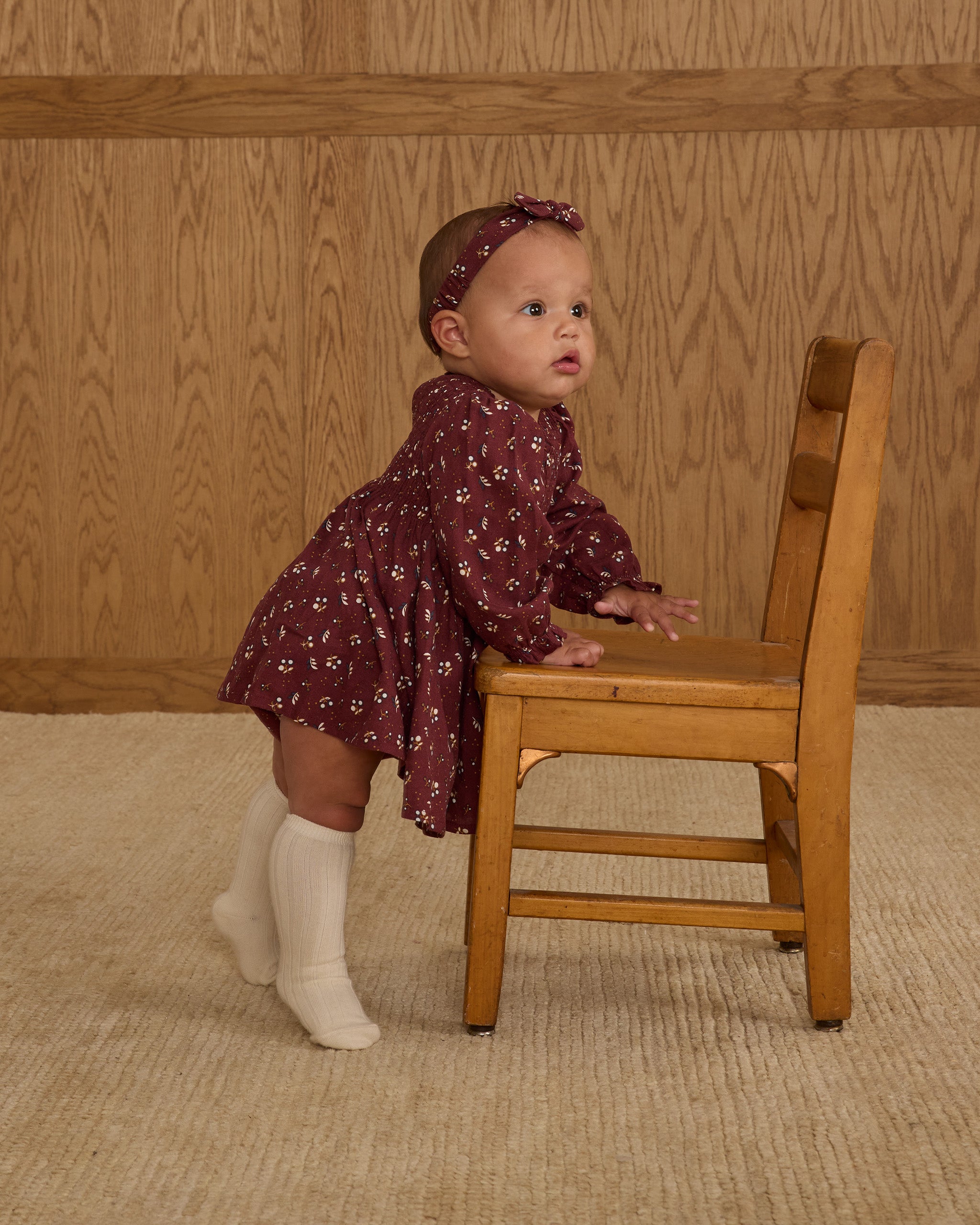 Baby Bow Headband | Harvest Berry