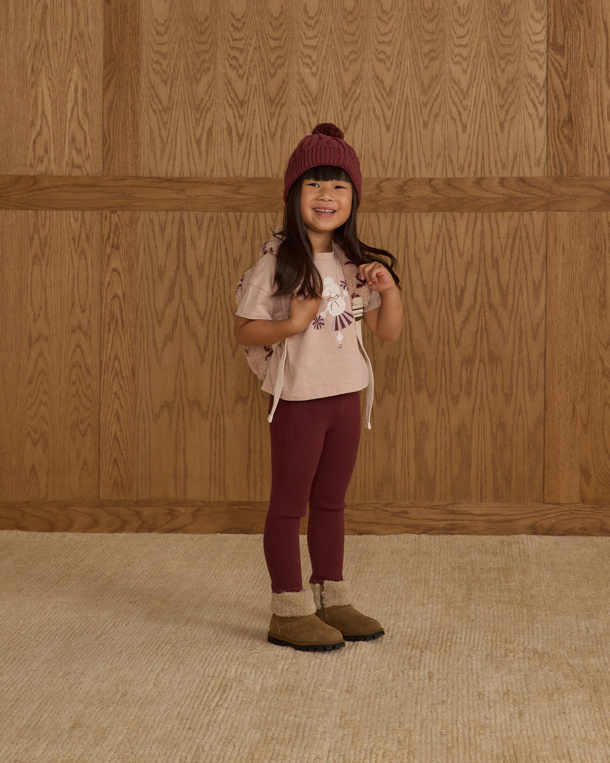 Legging || Burgundy