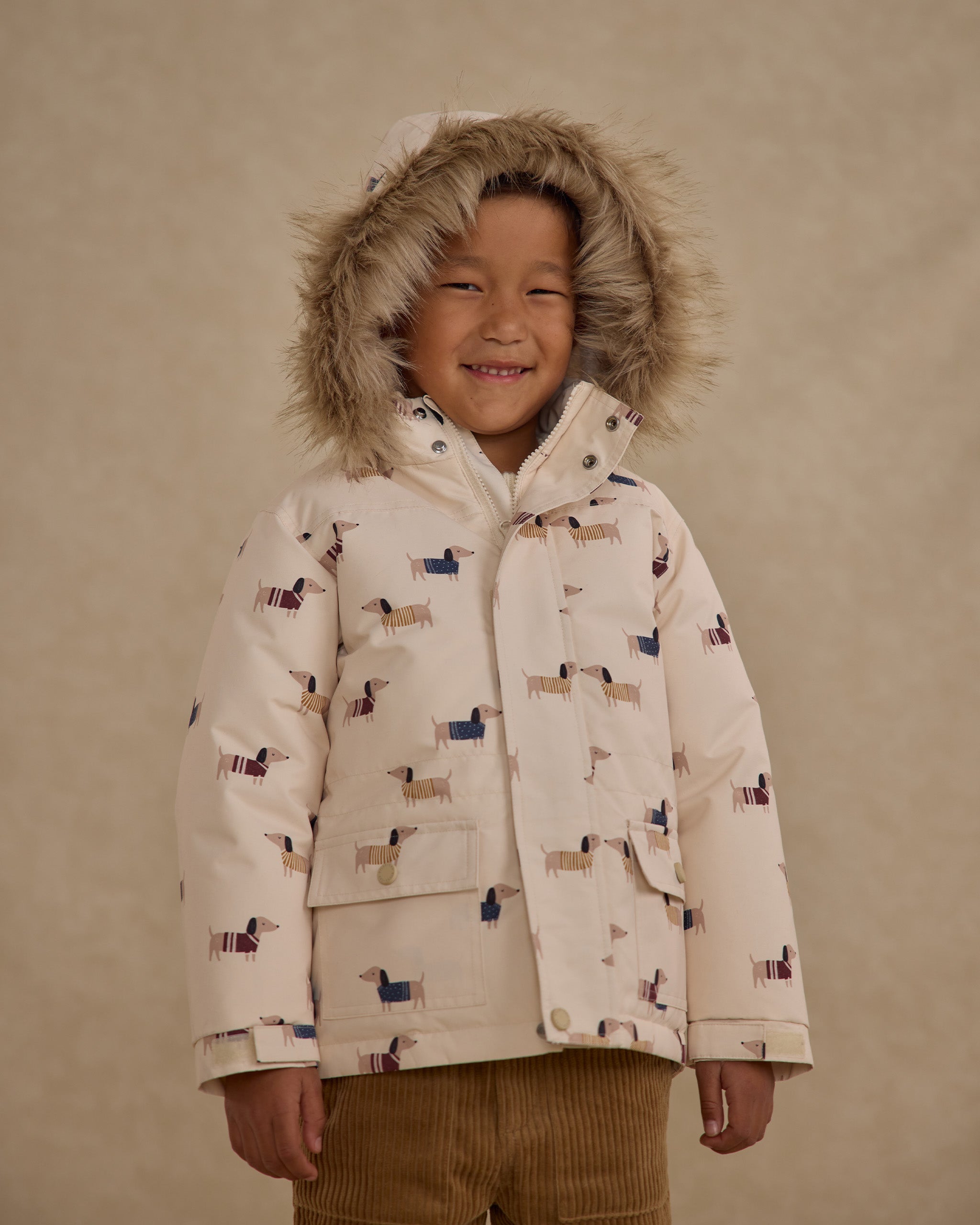 Parka Ski Jacket || Dachshund
