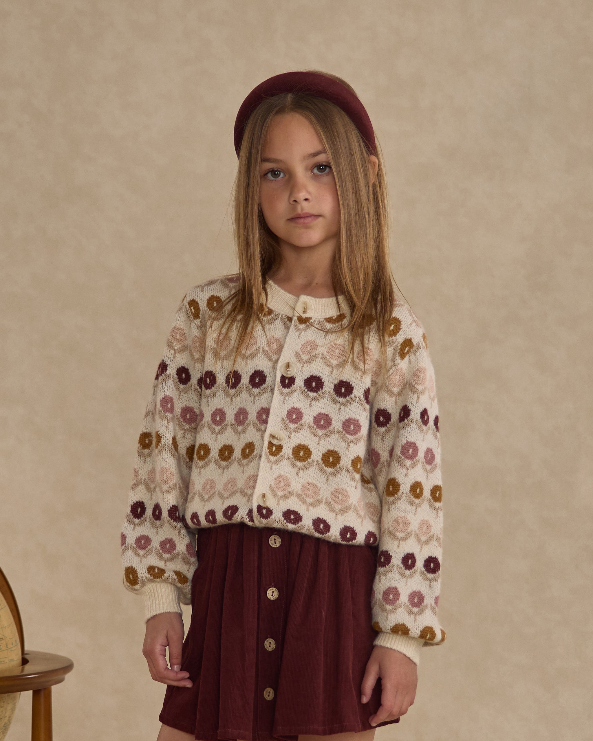 Cardigan Cheyenne || Jacquard fleuri