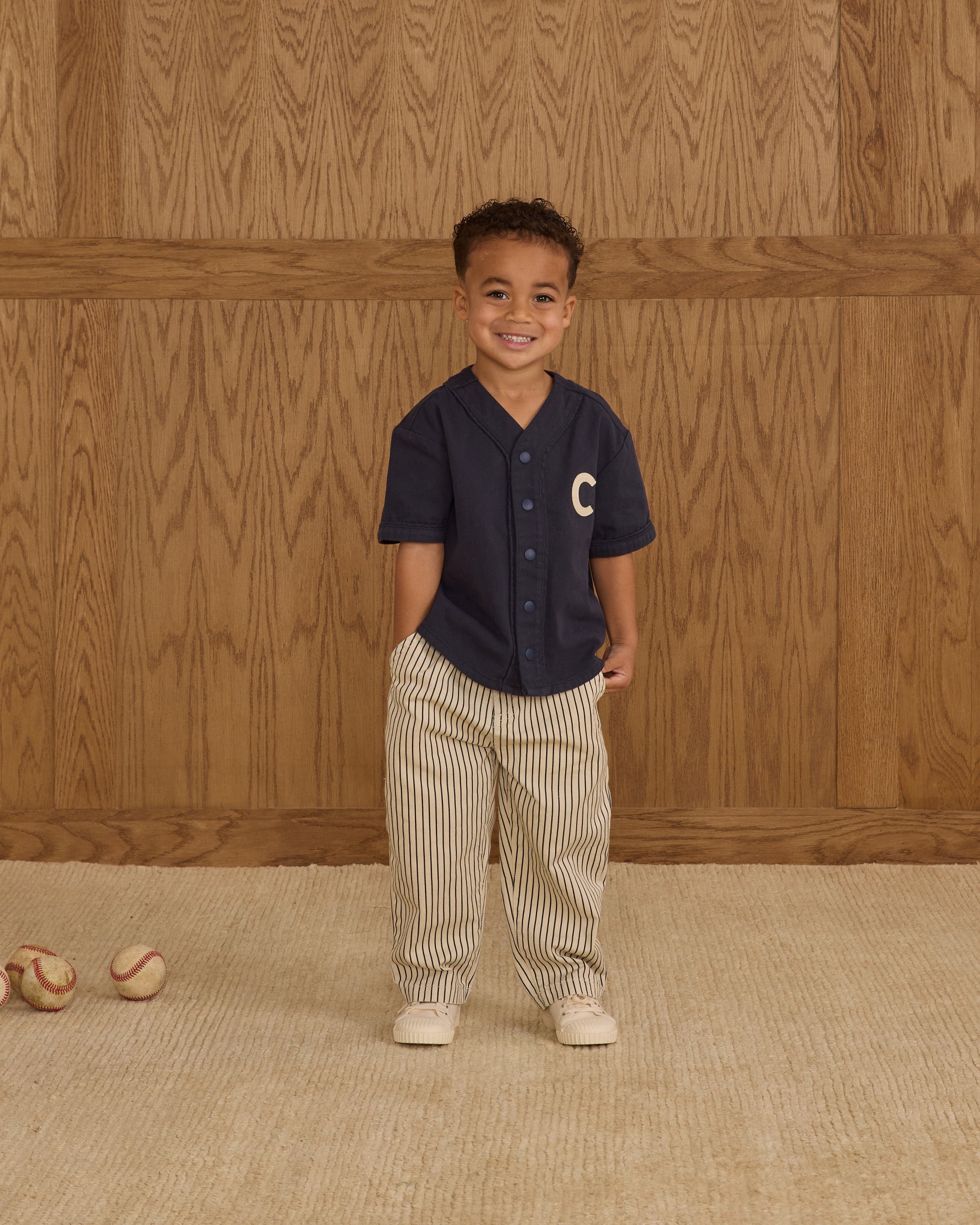 Baseball Shirt || Navy
