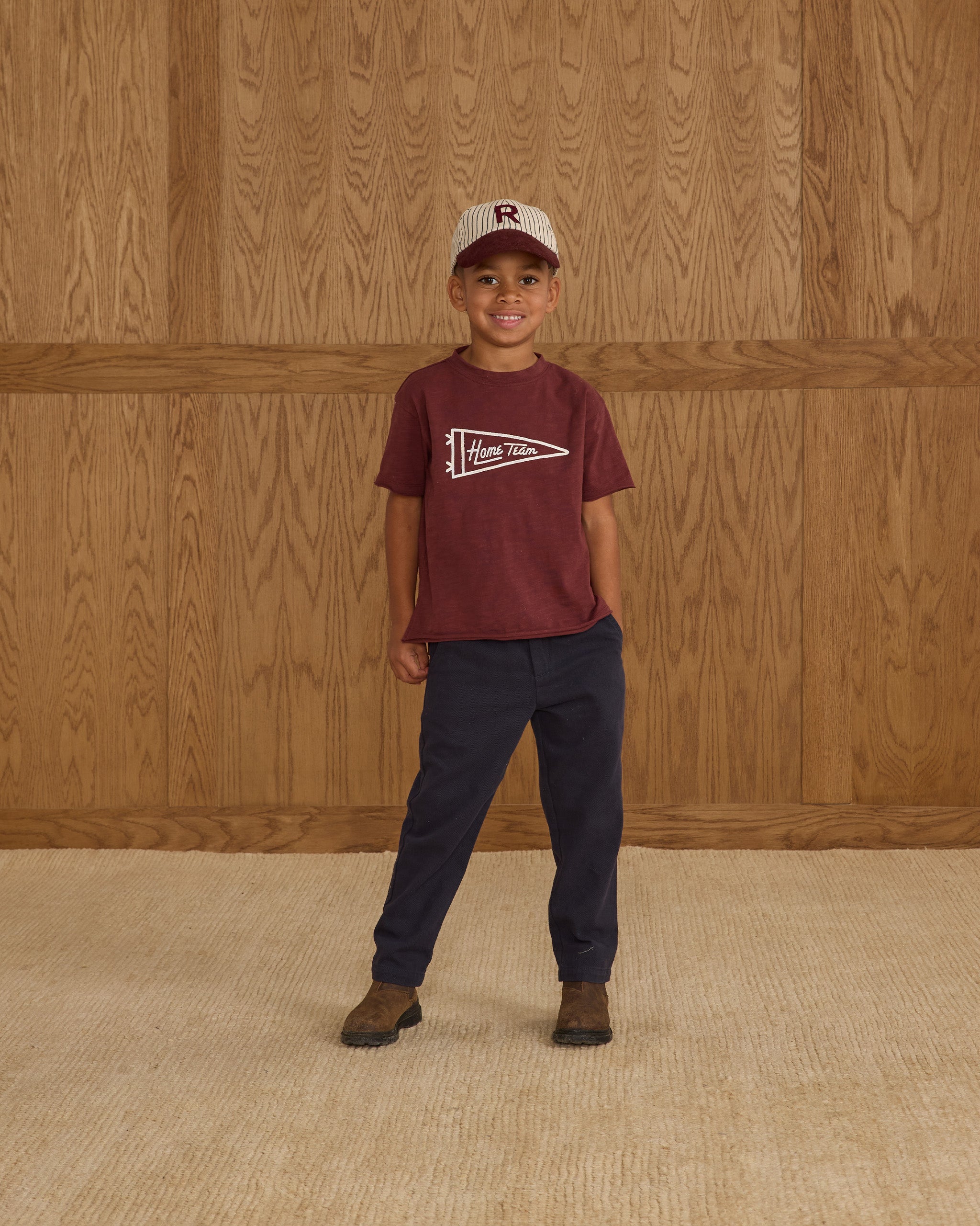 Casquette de baseball | Rayures bleu marine