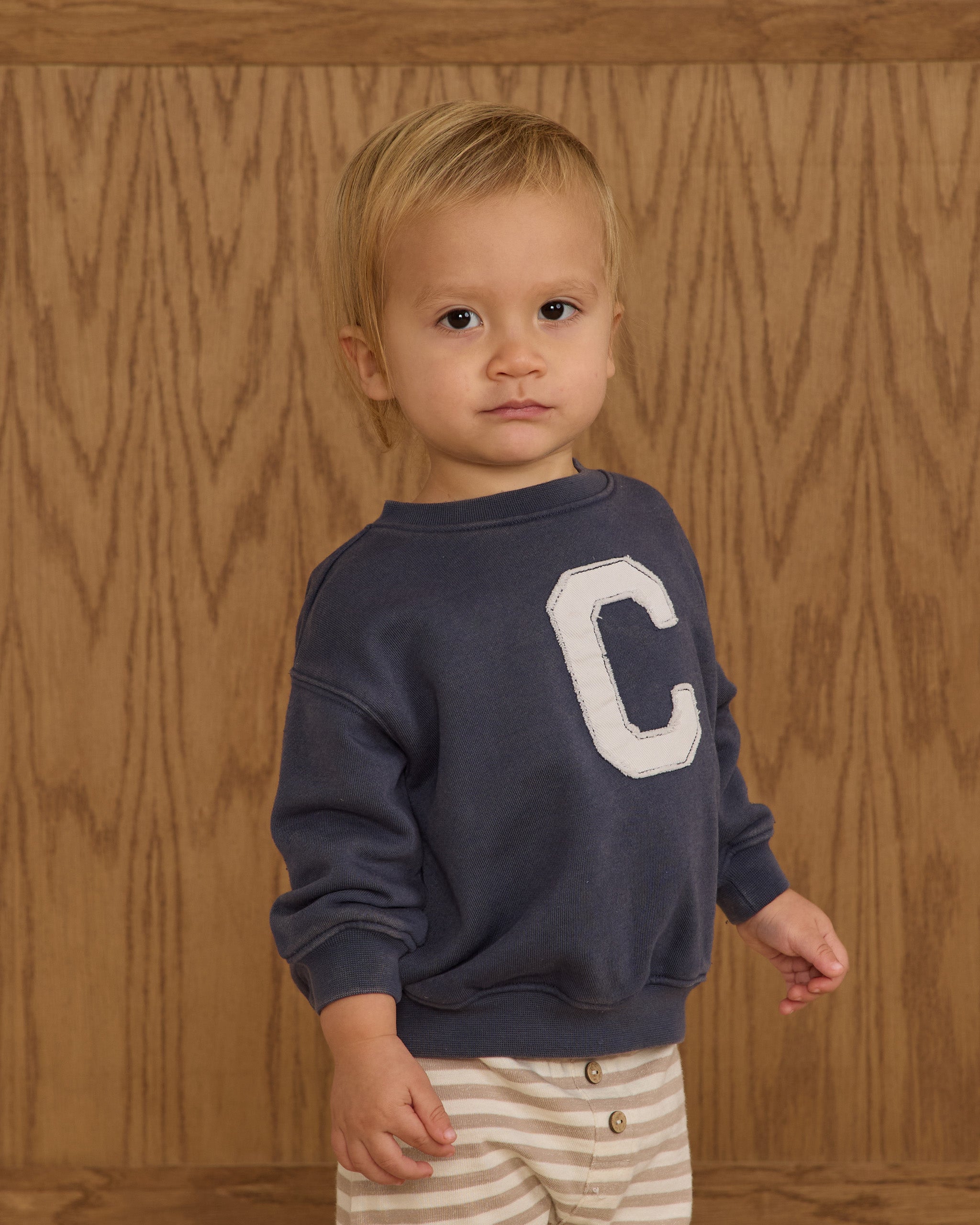 Sweat-shirt décontracté || Bleu marine