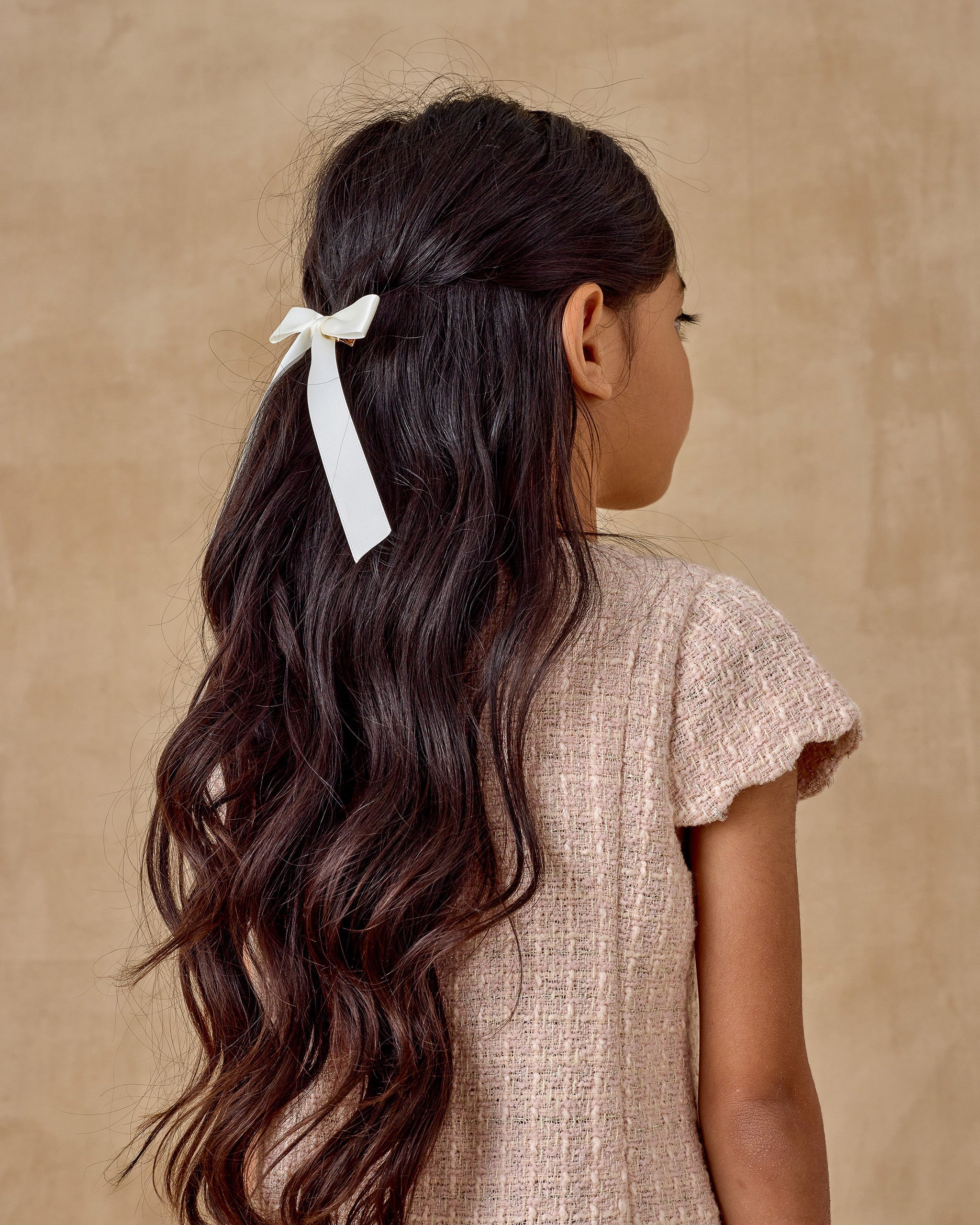 Satin Ribbon Bows | Ivory, Rose, Raspberry