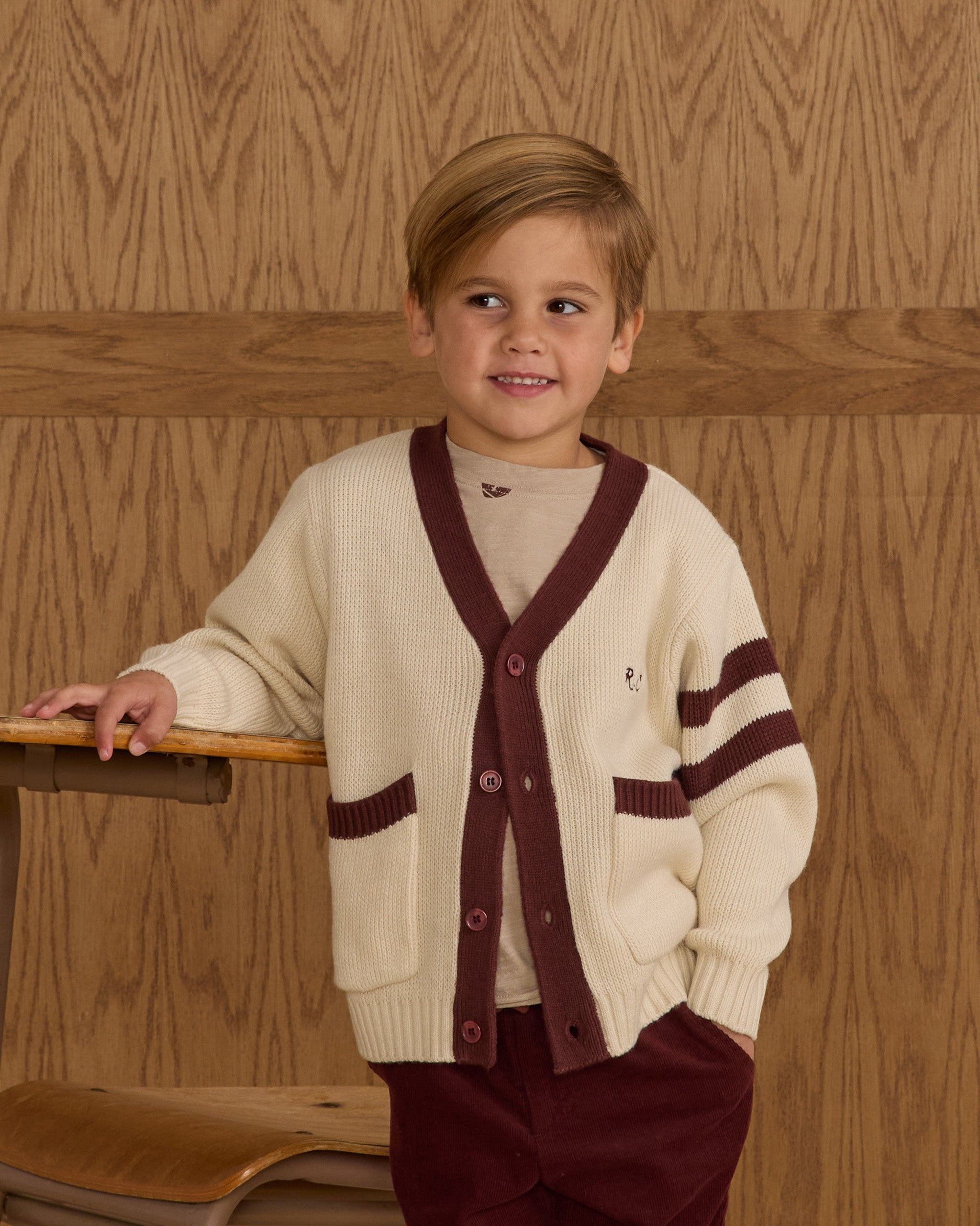 Cardigan Haywood || Naturel