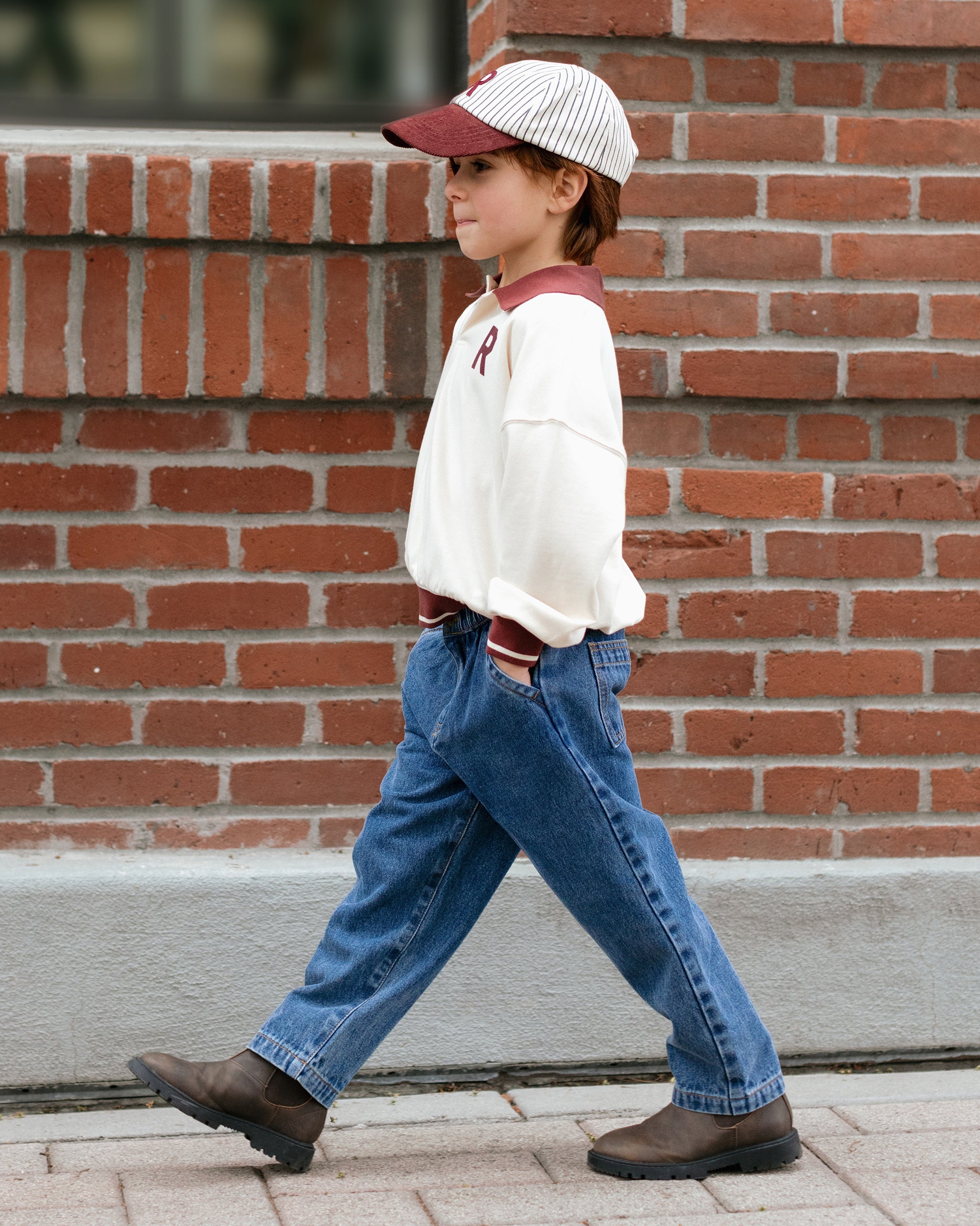 Baseball Hat | Navy Pinstripe