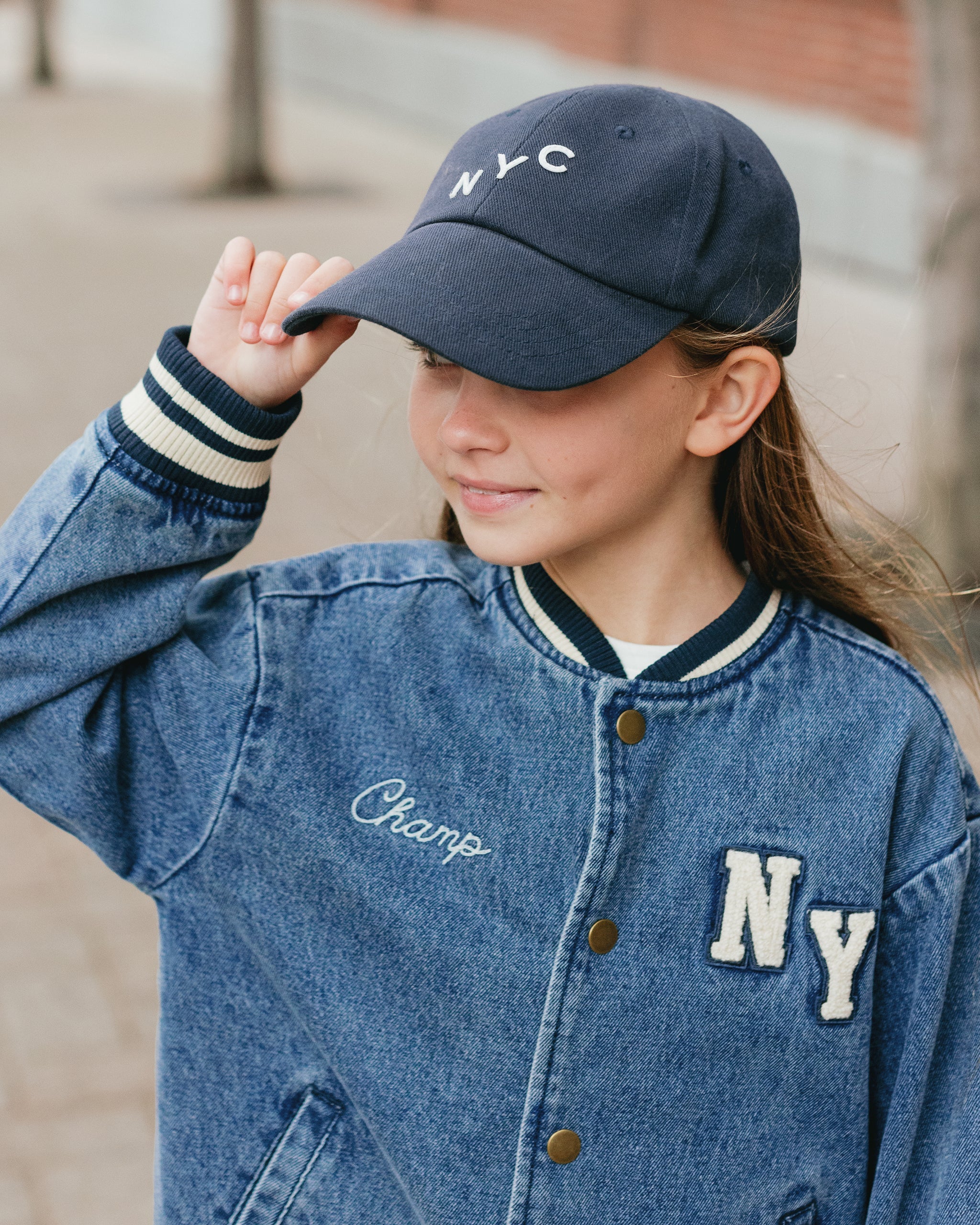 Veste universitaire || Denim indigo