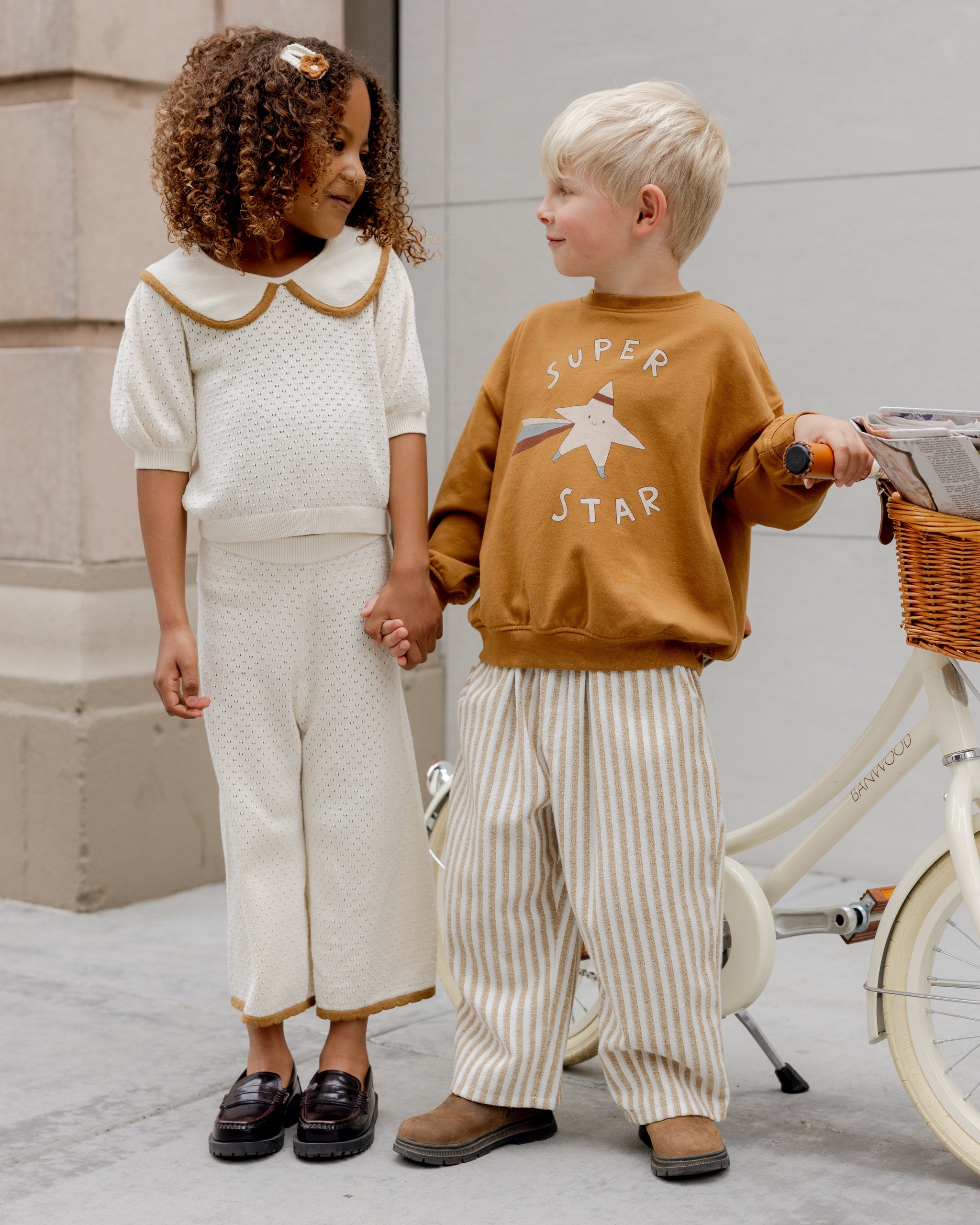Pantalon Palmer || Rayures dorées