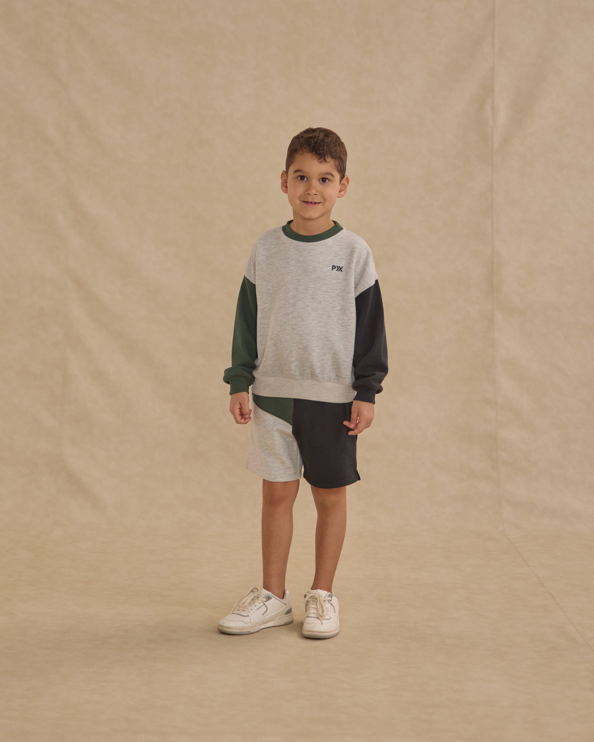 Sweat-shirt décontracté || Cendre chinée