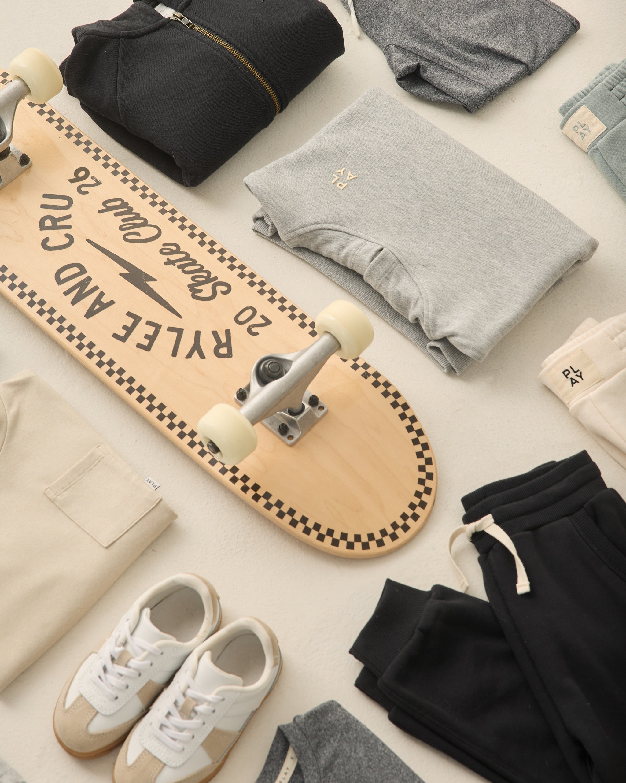 Coast Hoodie Heathered Grey - Rylee + Cru | Kids Clothes | Trendy Baby Clothes | Modern Infant Outfits |