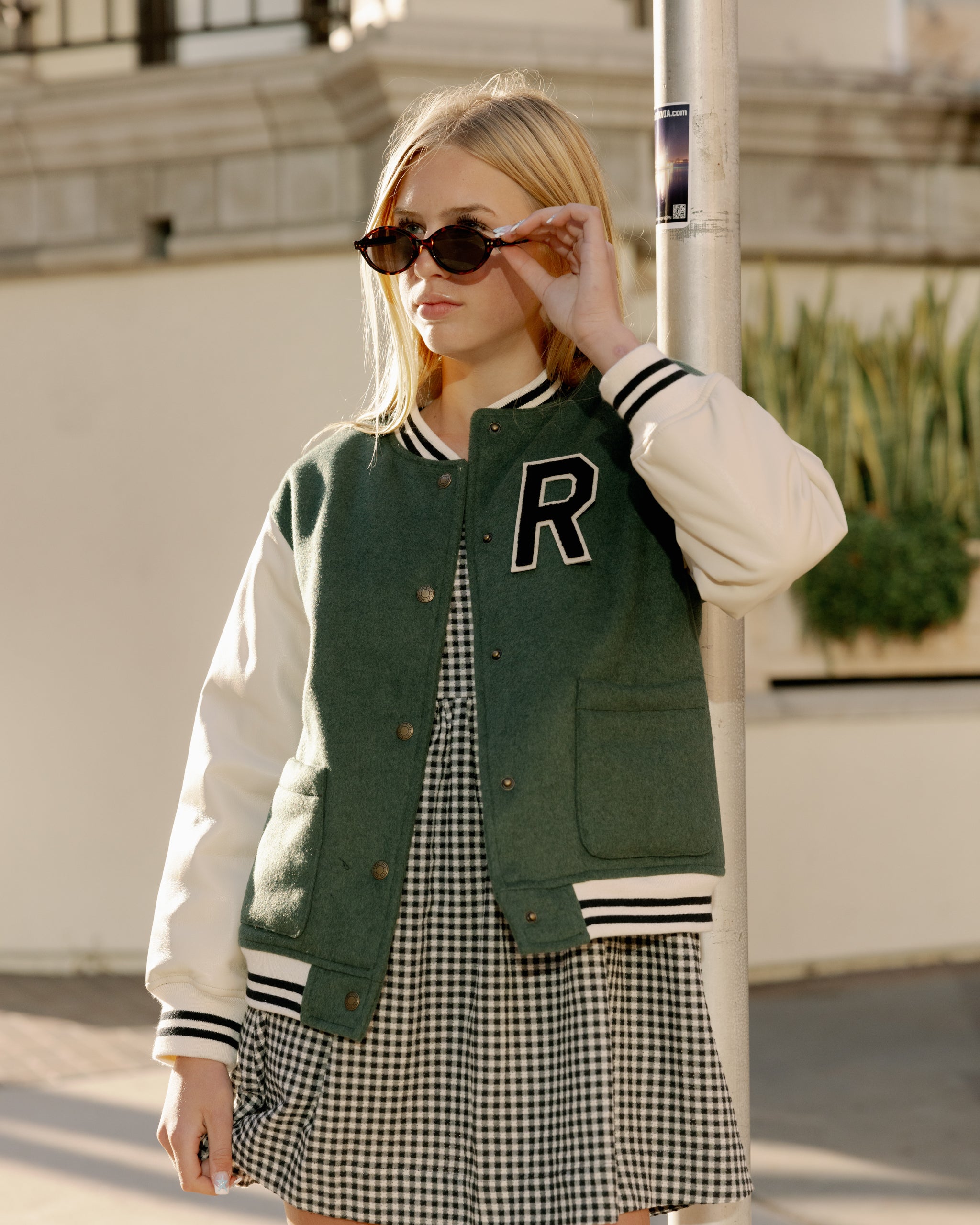 Varsity Jacket || Green