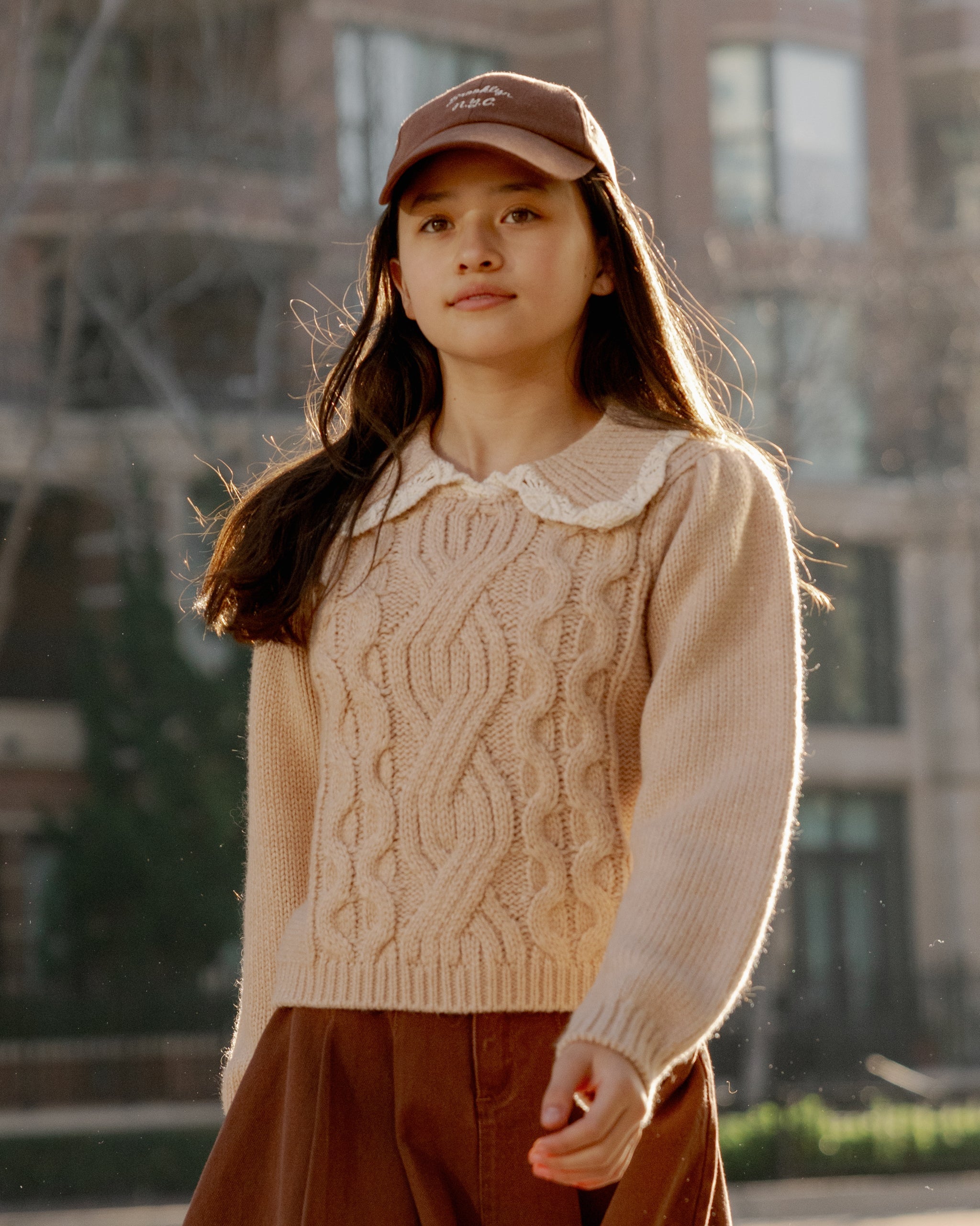 Alice Sweater || Heathered Antique