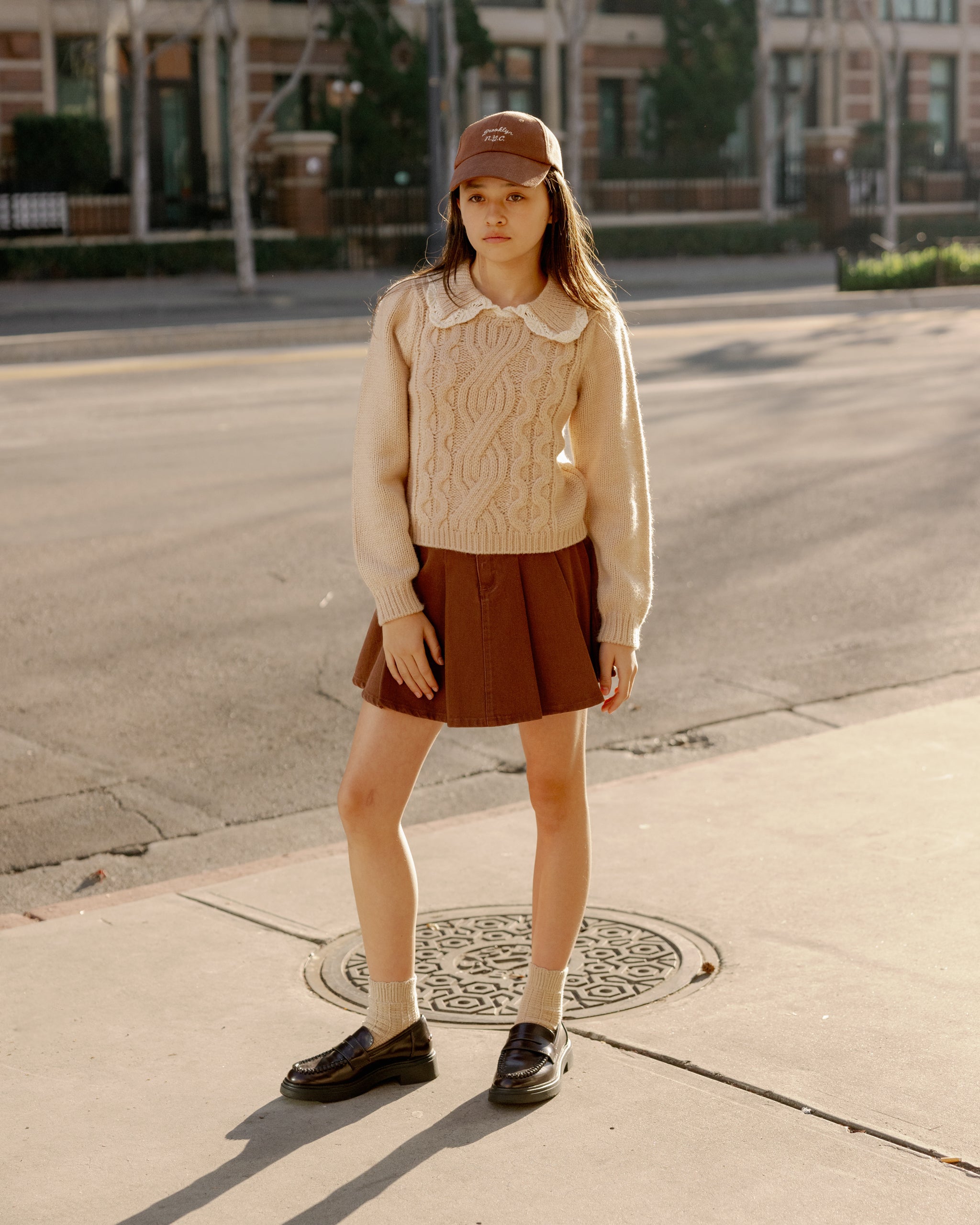 Alice Sweater || Heathered Antique
