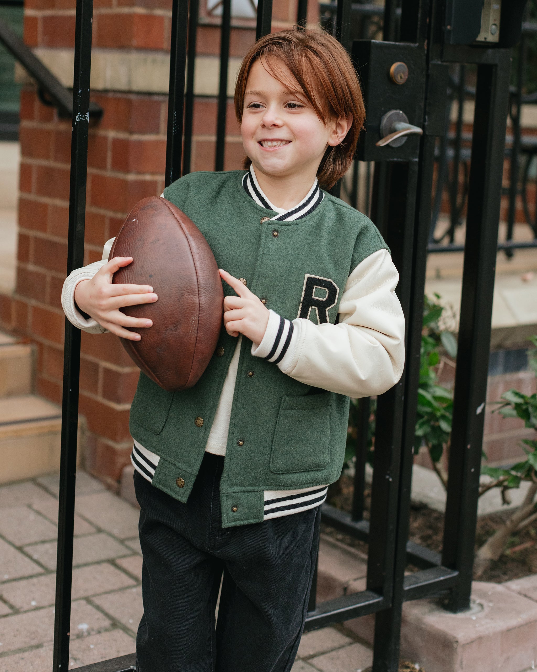 Varsity Jacket || Green – Rylee + Cru Canada
