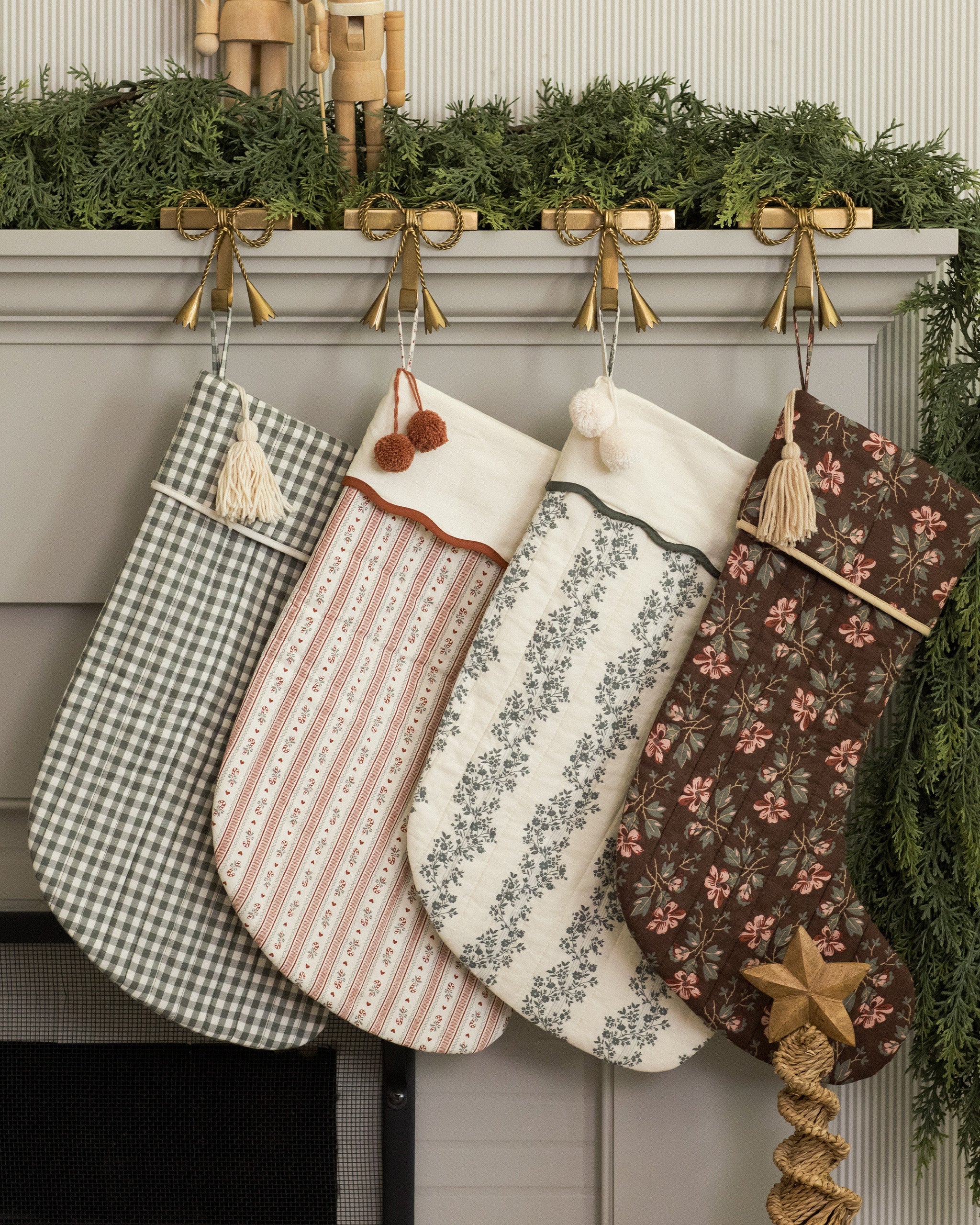 Christmas Stocking || Winter Floral