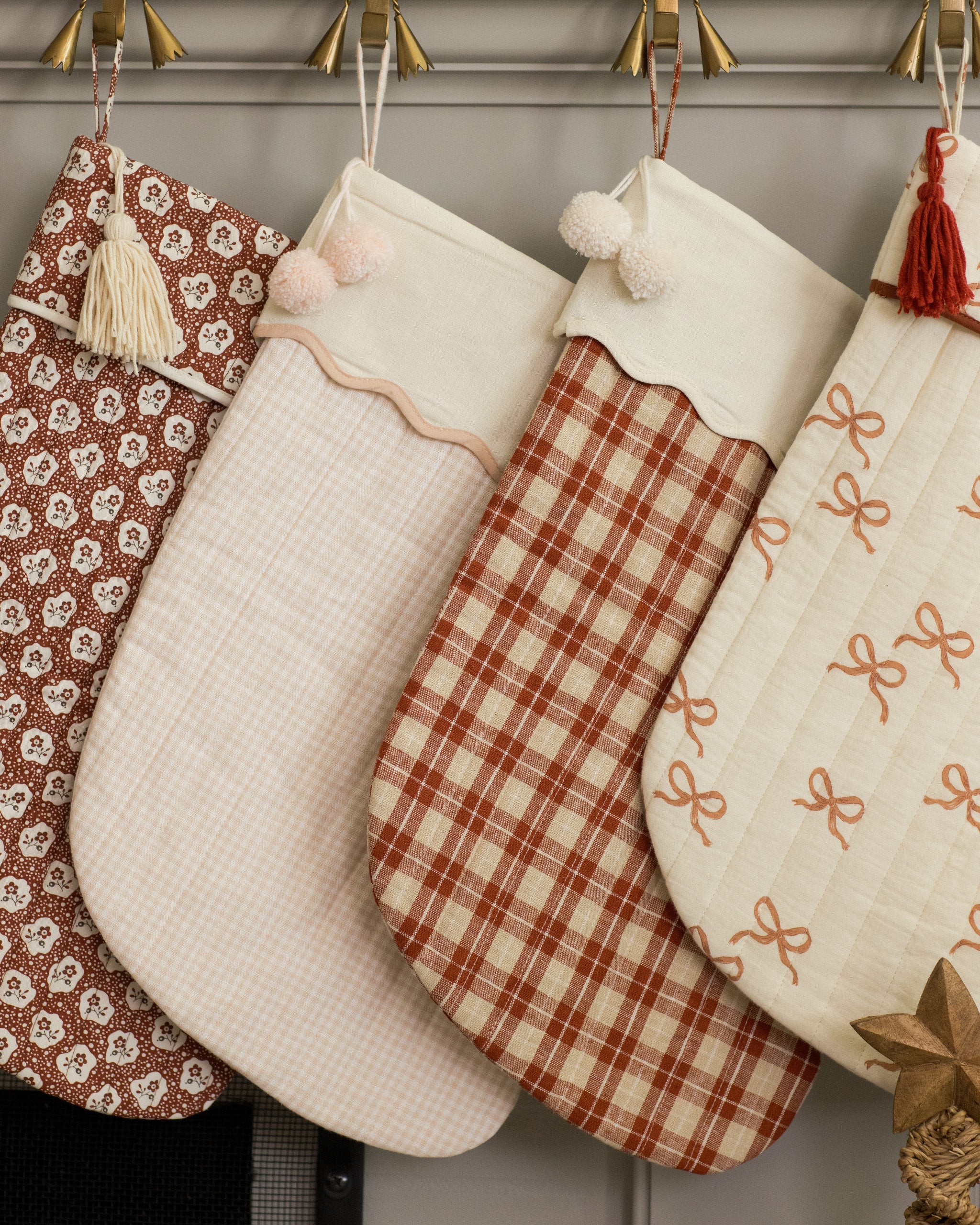 Christmas Stocking || Red Plaid