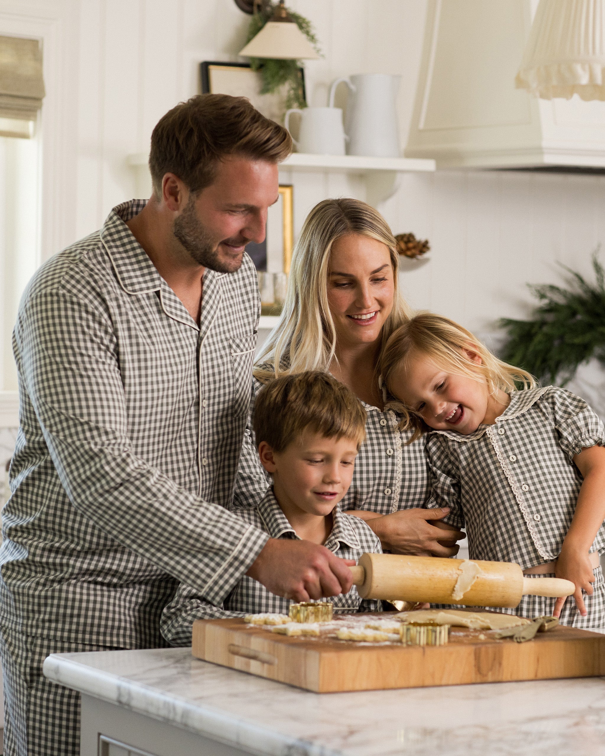 Men's Pajama Top | Evergreen Gingham