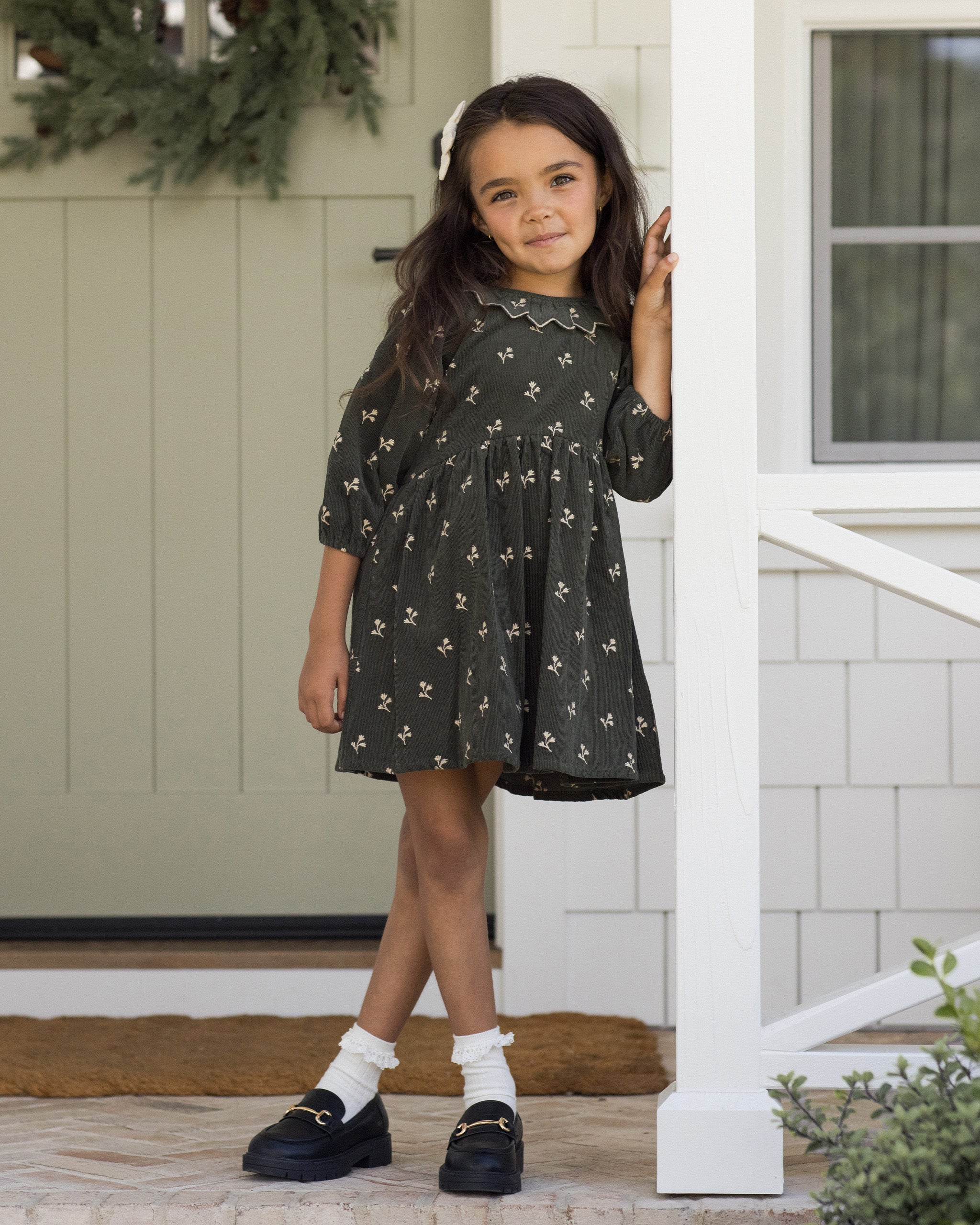 Freya Dress || Blossom Embroidery