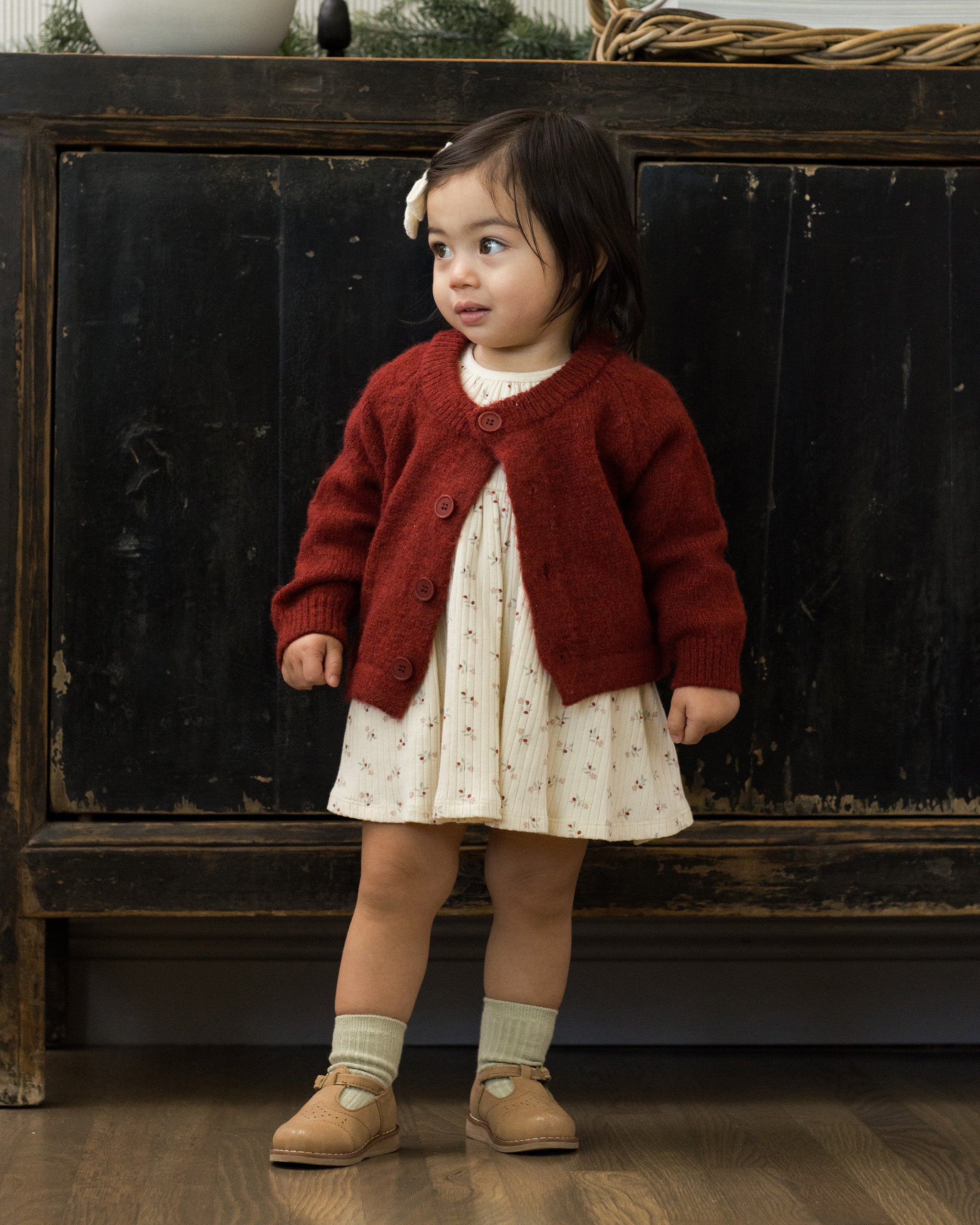 Fuzzy Cardigan || Ruby