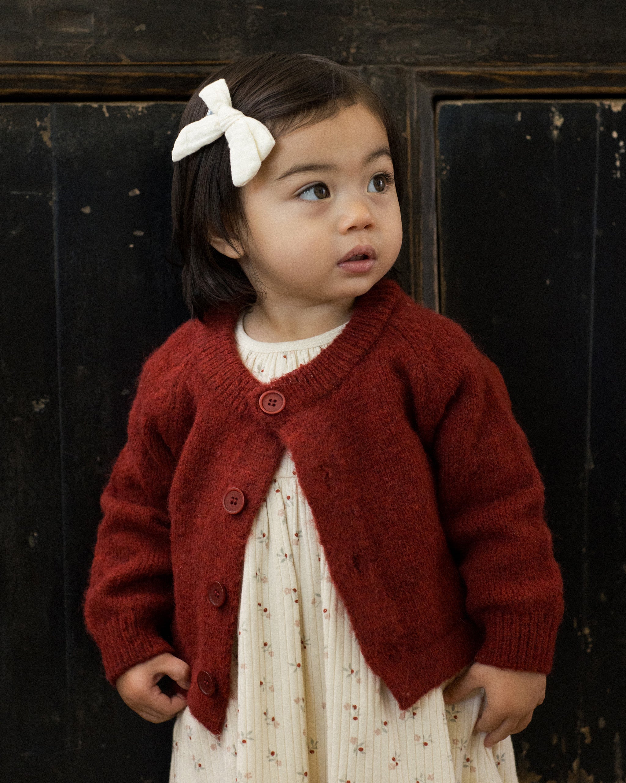 Fuzzy Cardigan || Ruby