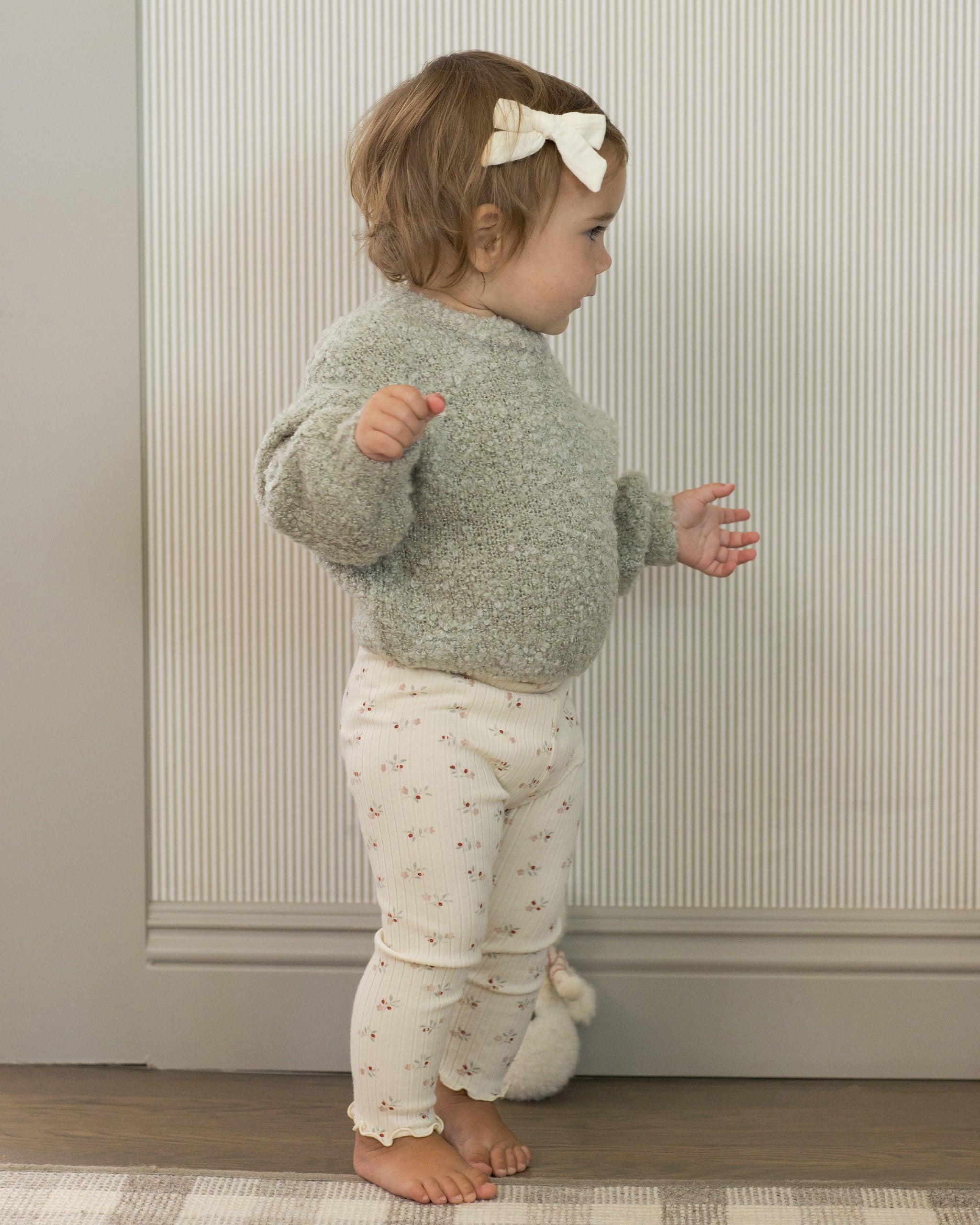 Aspen Sweater || Pistachio Boucle