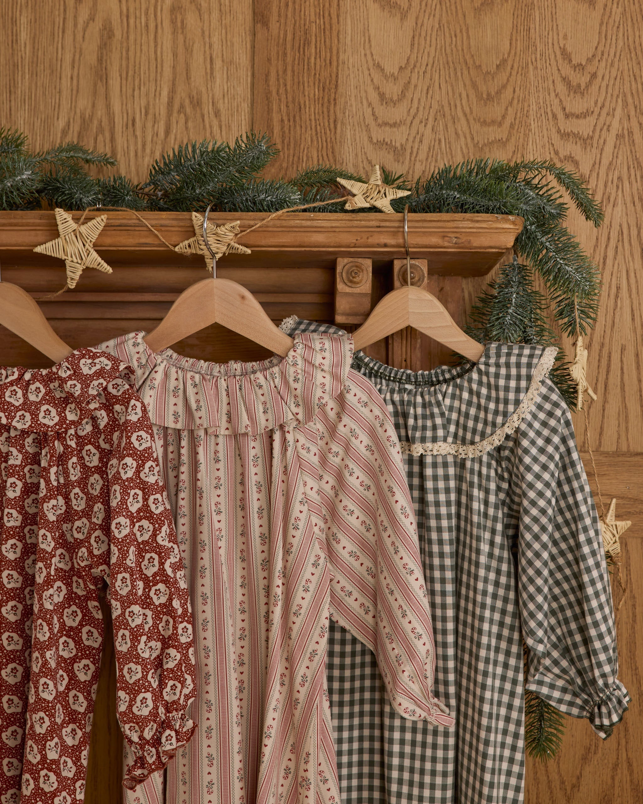 Girl's Nightgown || Candy Cane Stripe