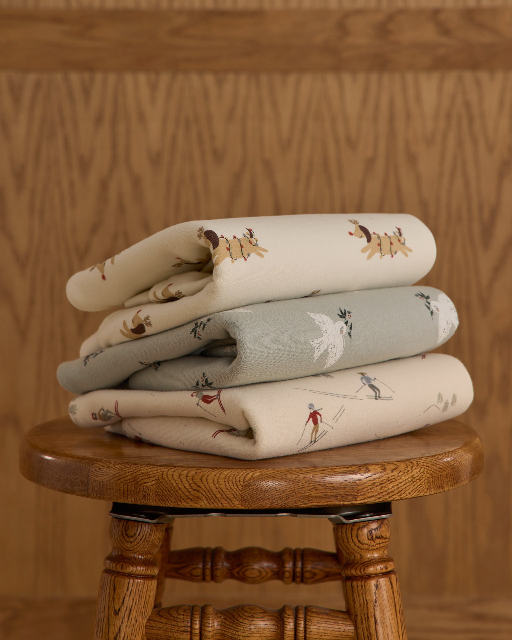 Raglan Jumpsuit || Christmas Dogs