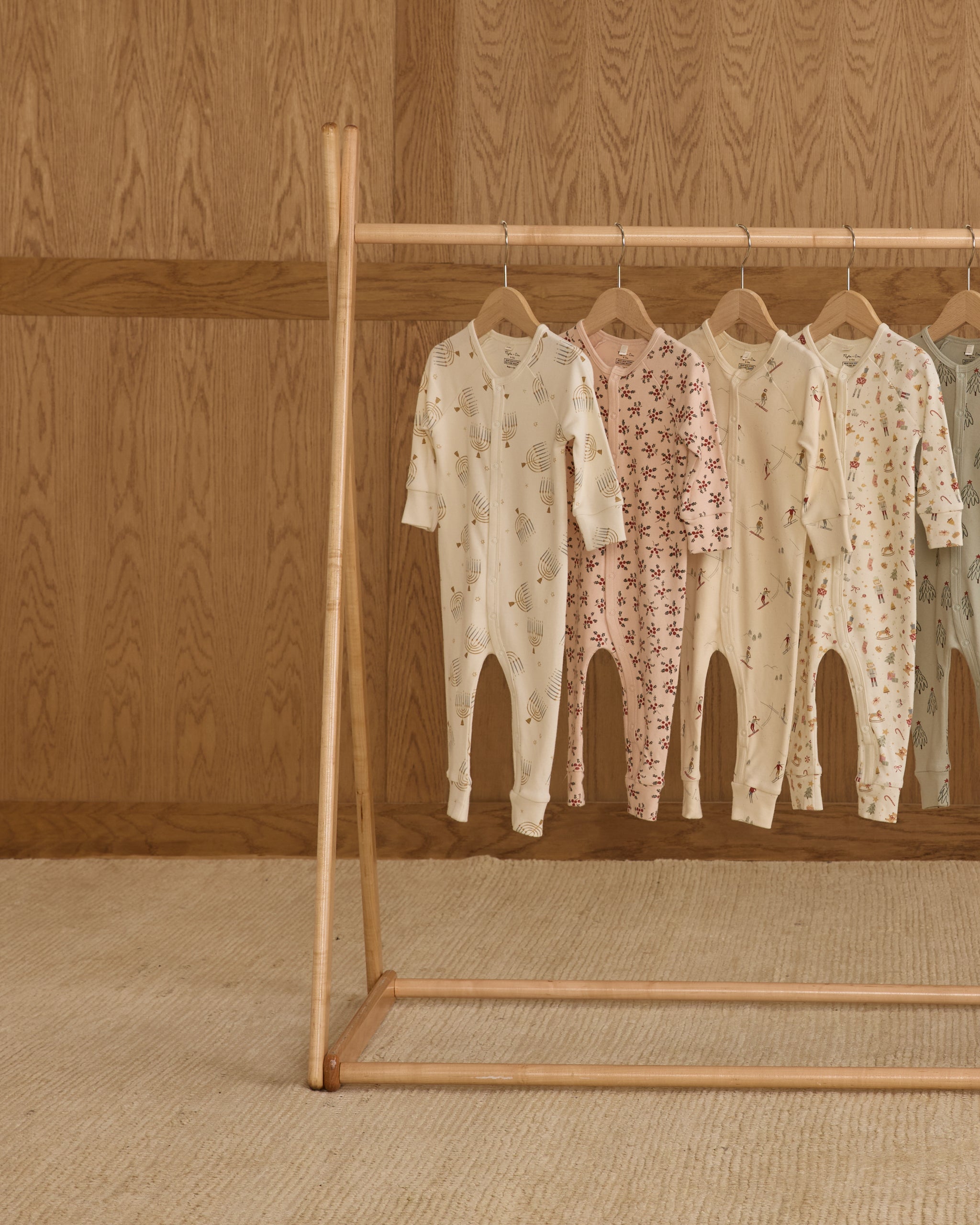 Organic Long John Pajamas || Skiers