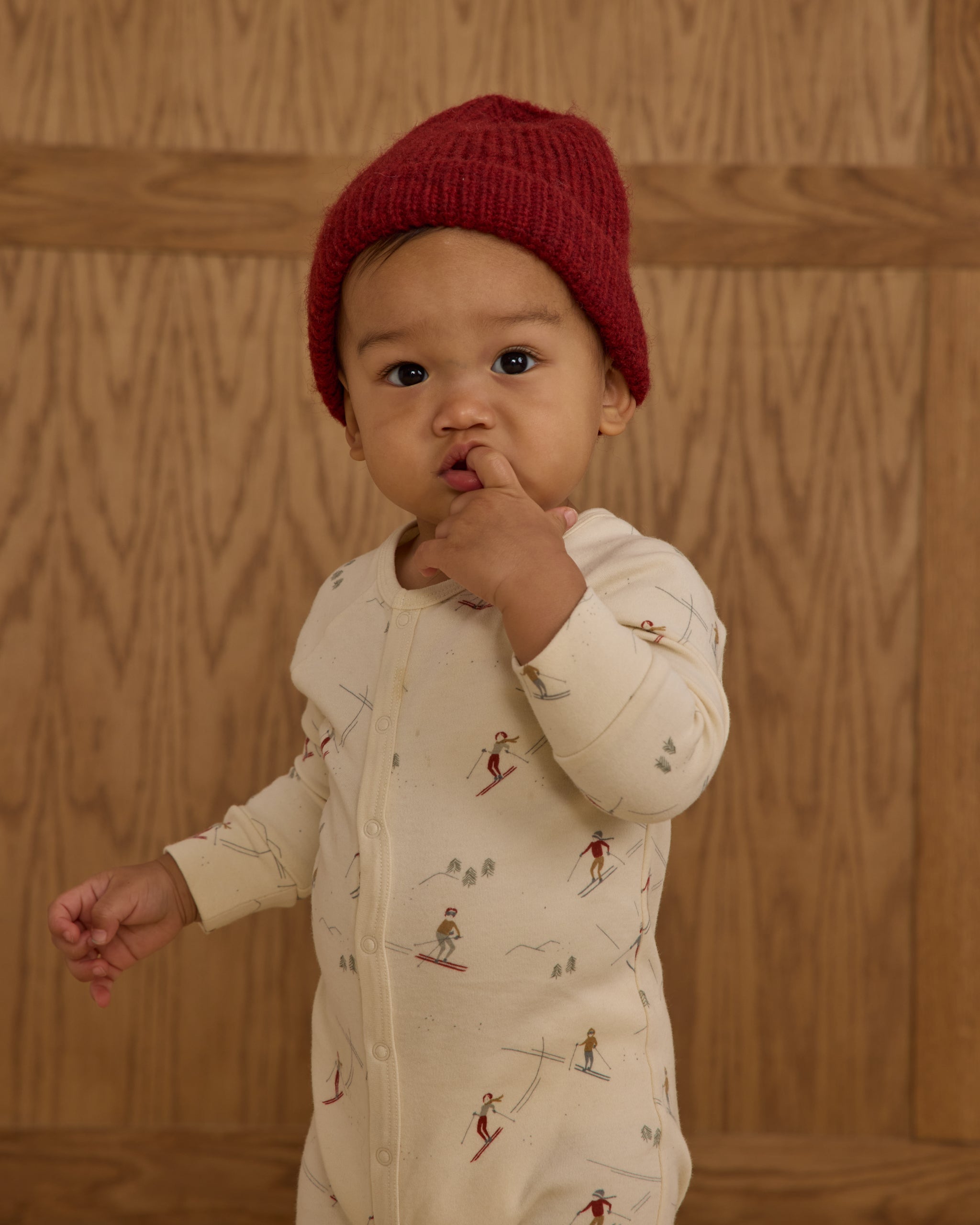Organic Long John Pajamas || Skiers