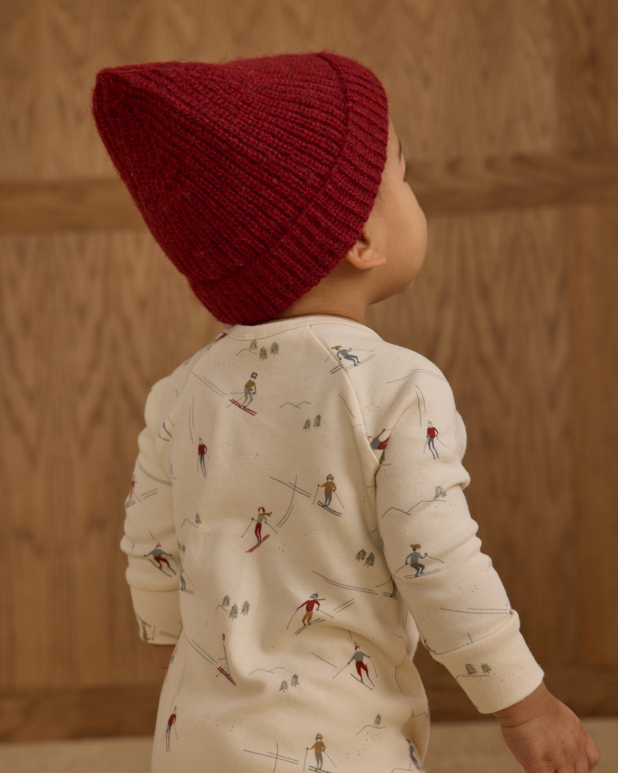 Organic Long John Pajamas || Skiers