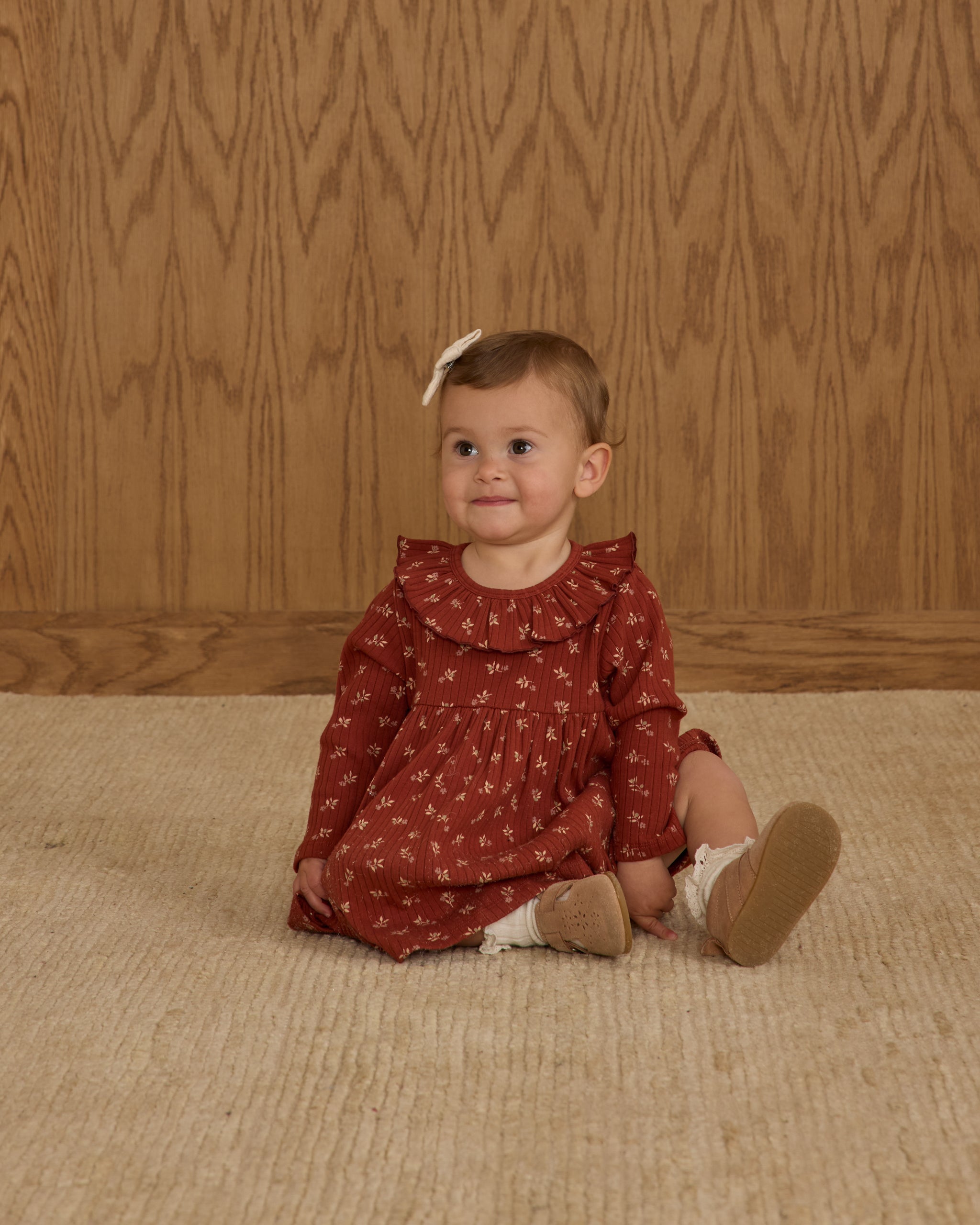 Ruffle Collar Dress || Ruby Ditsy