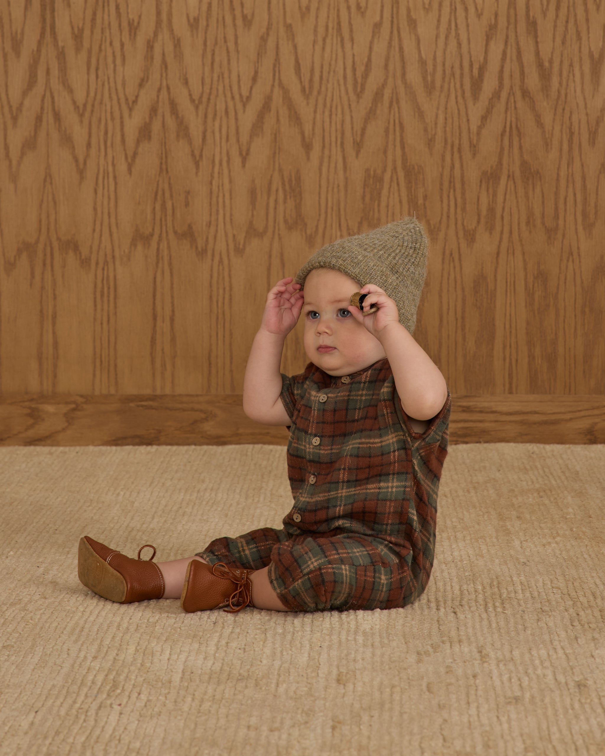 Hayes Jumpsuit || Holiday Plaid