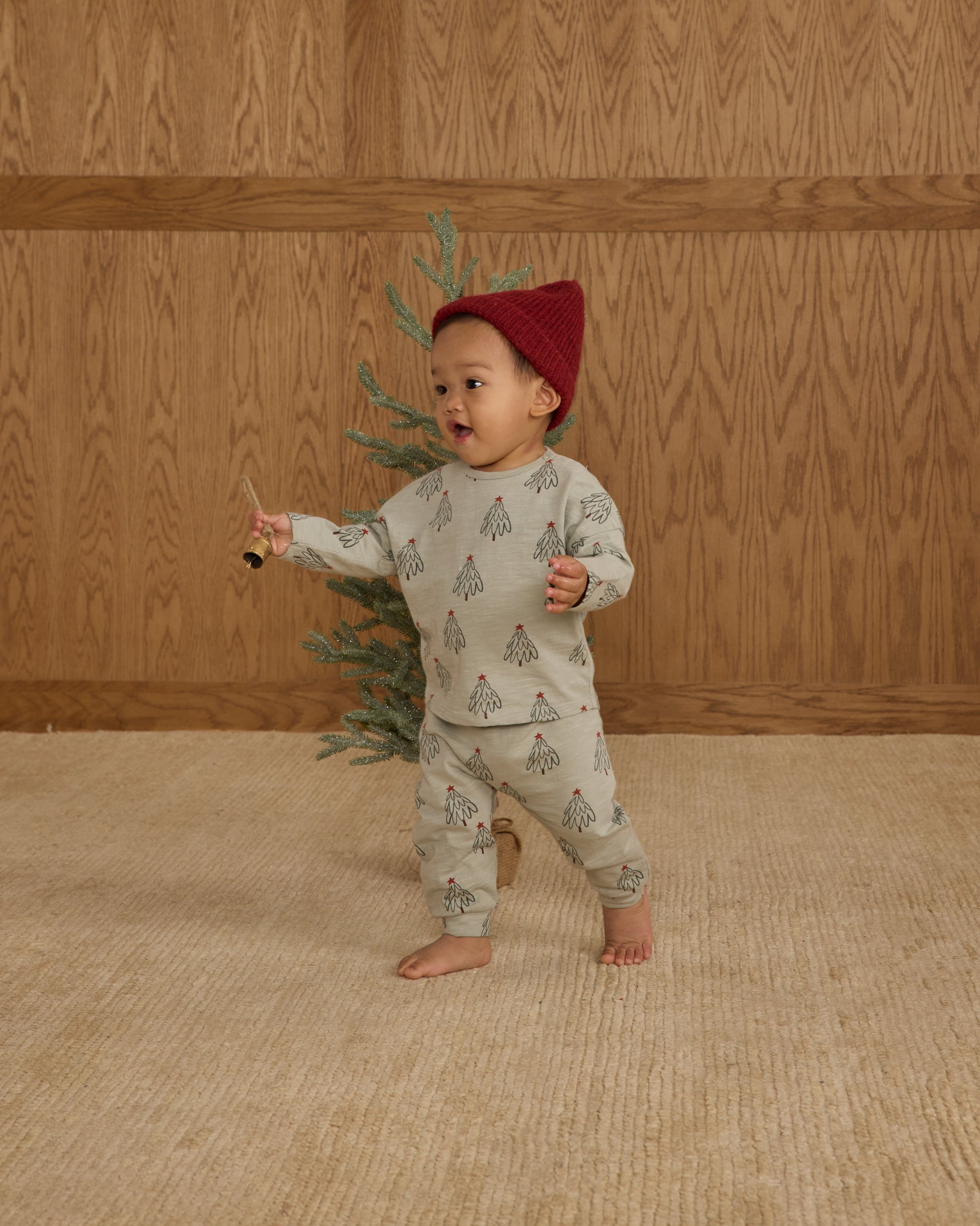 Long Sleeve Tee + Pant Set || Trees