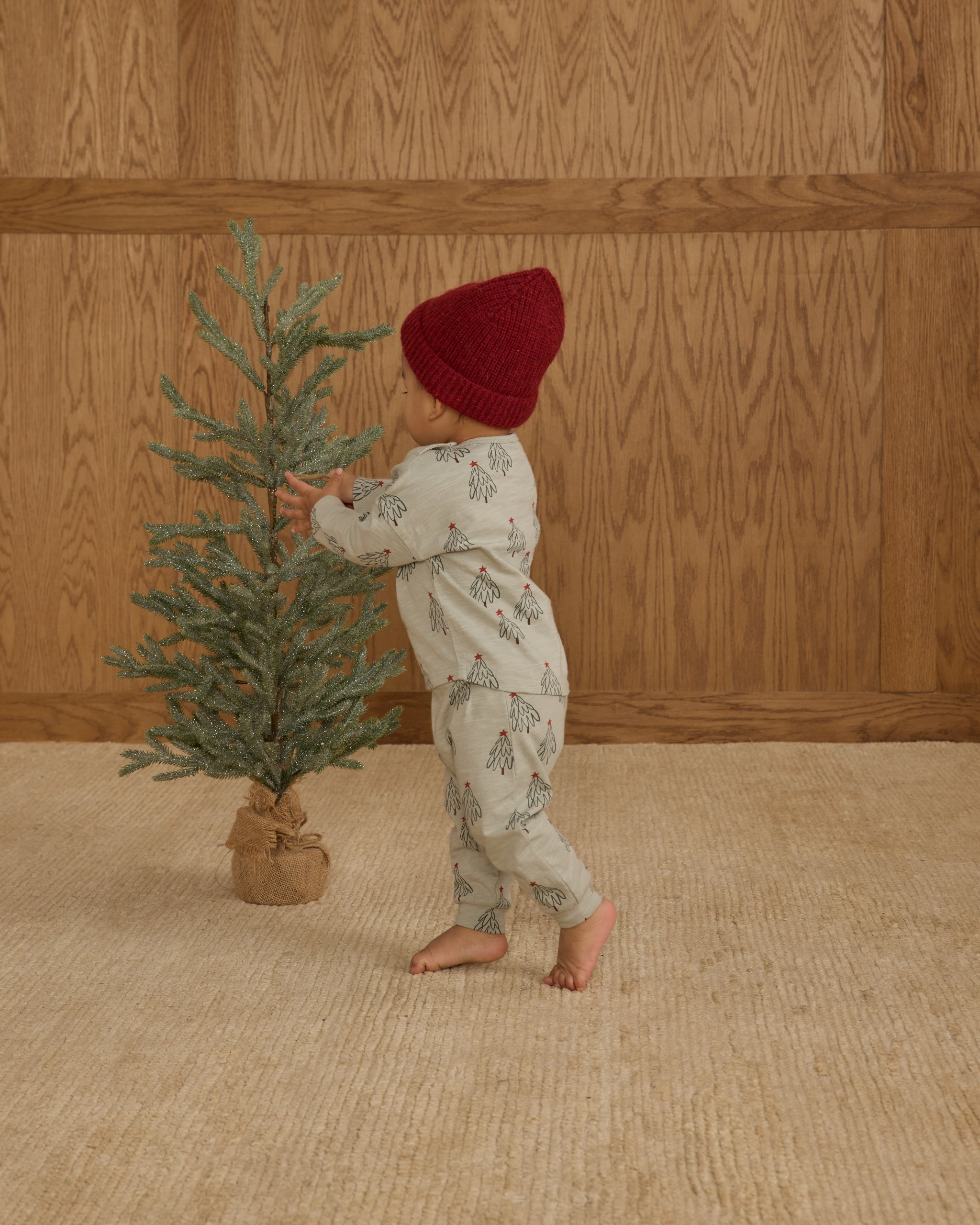 Long Sleeve Tee + Pant Set || Trees