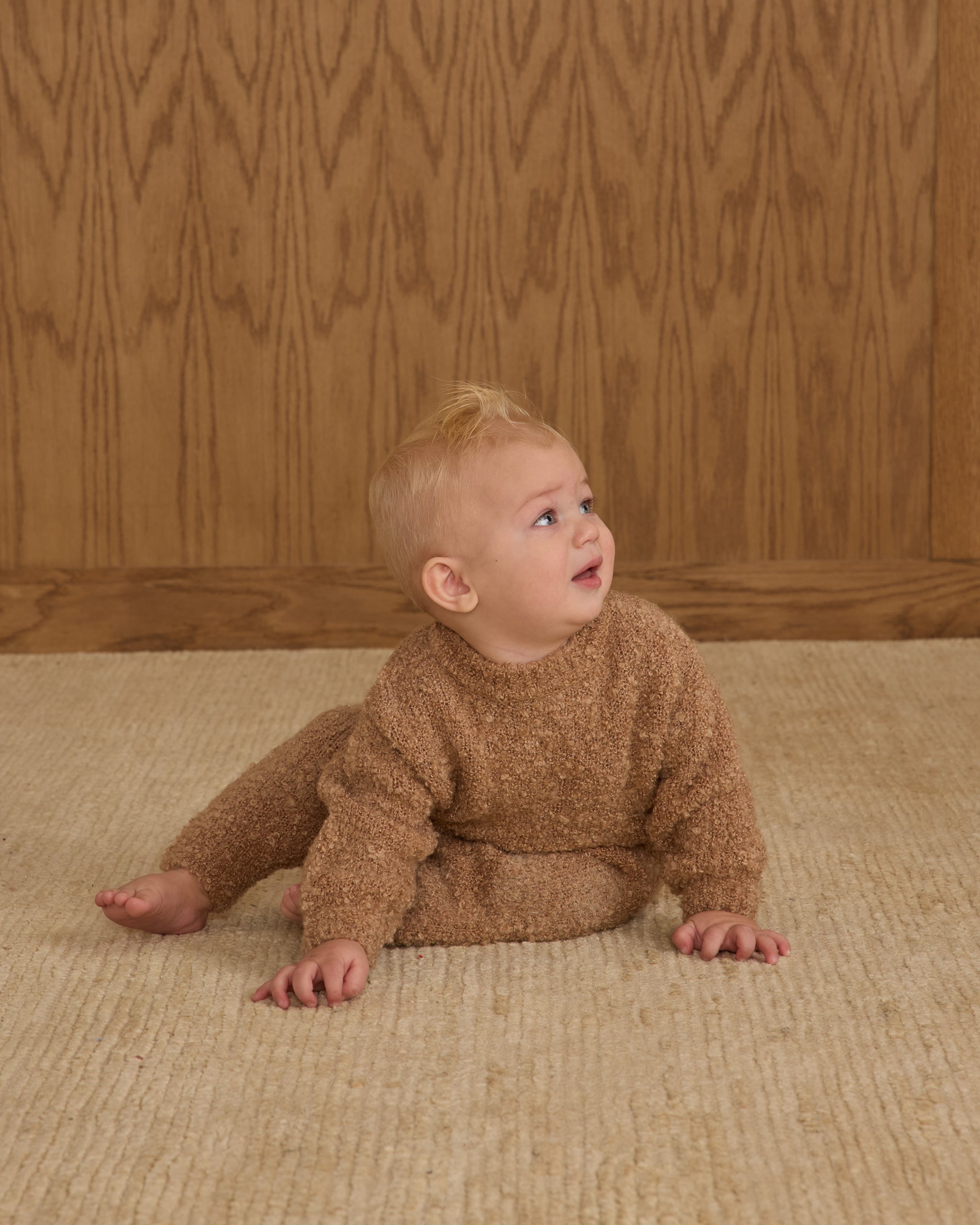 Knit Pant || Toffee Boucle