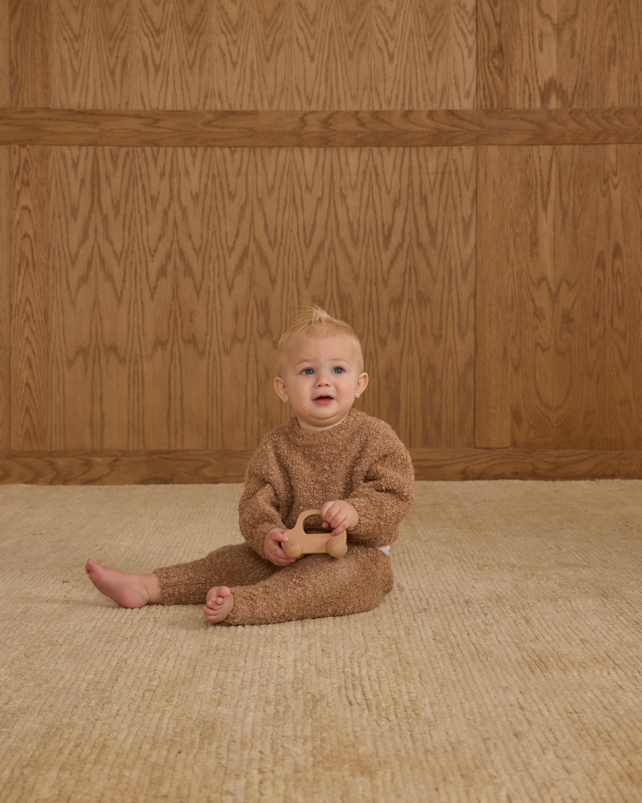 Aspen Sweater || Toffee Boucle