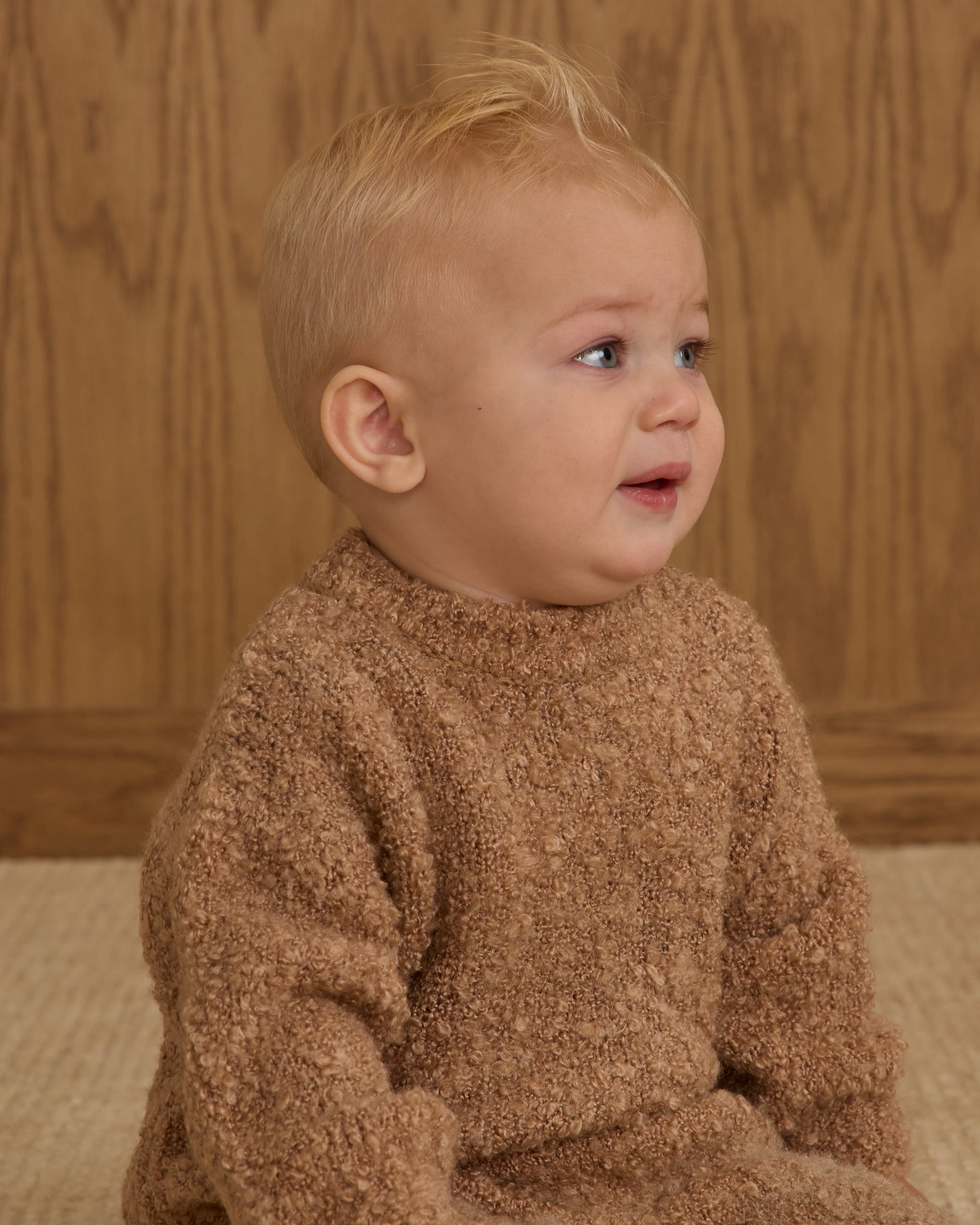 Aspen Sweater || Toffee Boucle